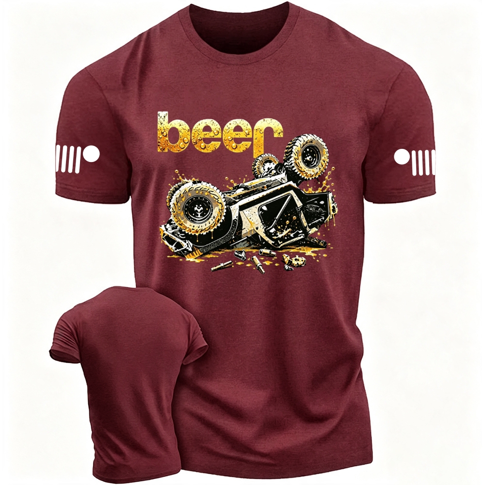 Funny Overturn Beer Grille Jp Unisex T-Shirt
