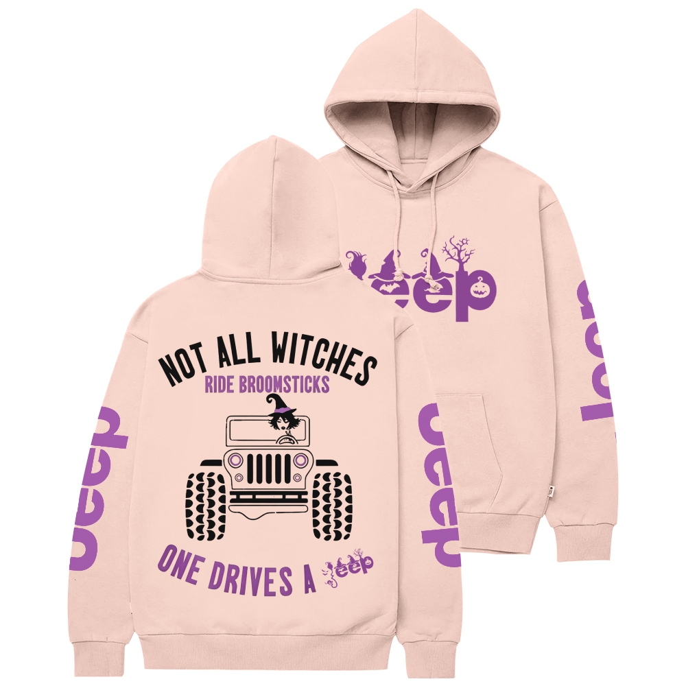 Halloween Not All Witches Ride Broomsticks Unisex Hoodie