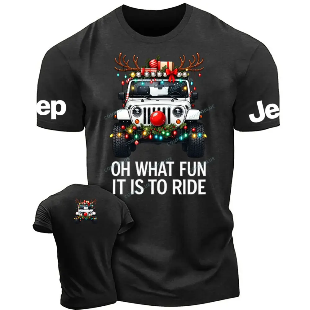 Oh What Fun It Is To Ride Jp Cotton T-shirt