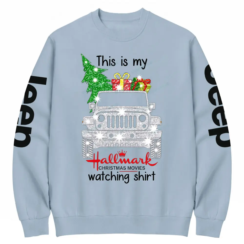 This Is My Jp Hallmark Christmas movie Cotton Sweatshirt