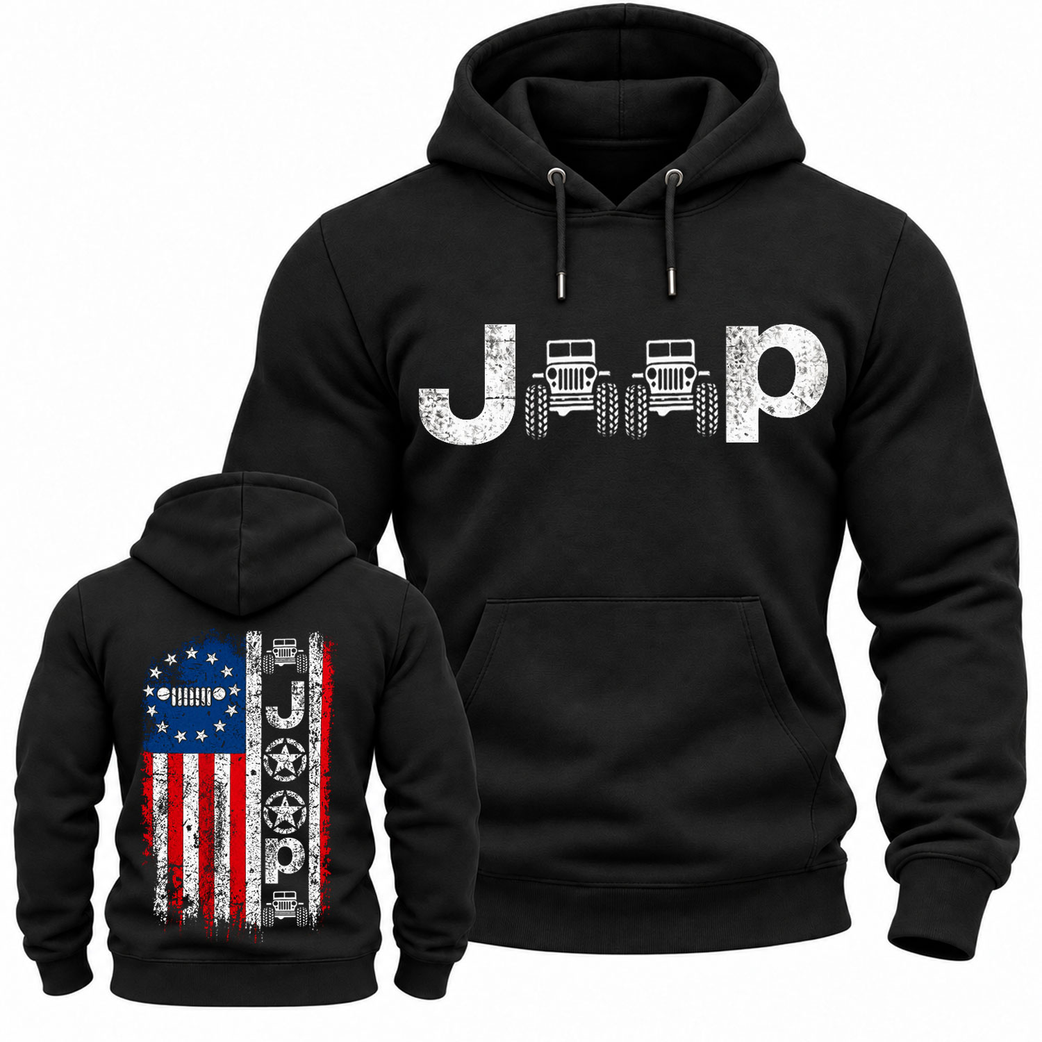 Patriotic Jp Off-Road Cotton Hoodie