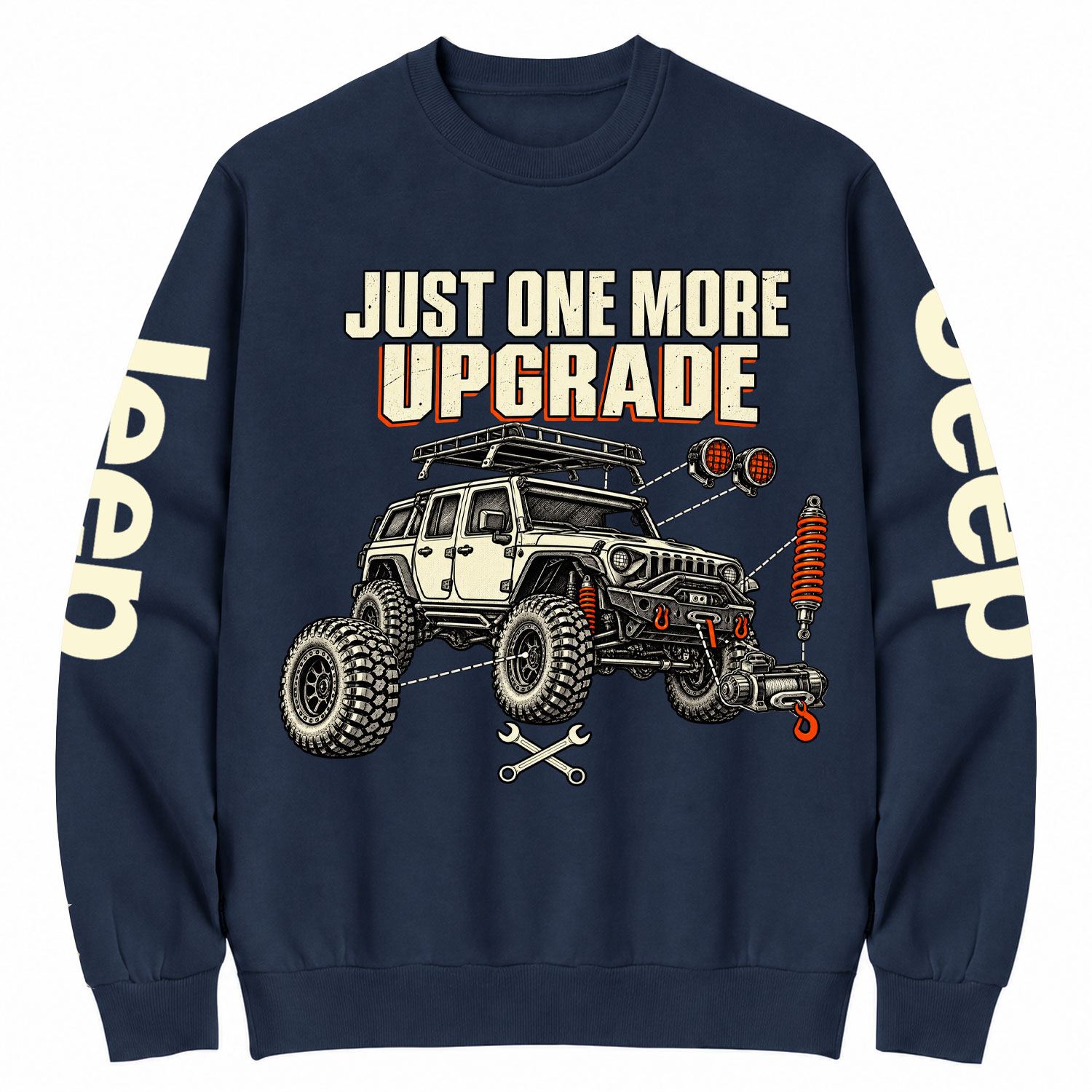Just One More Upgrade Cotton Sweatshirt