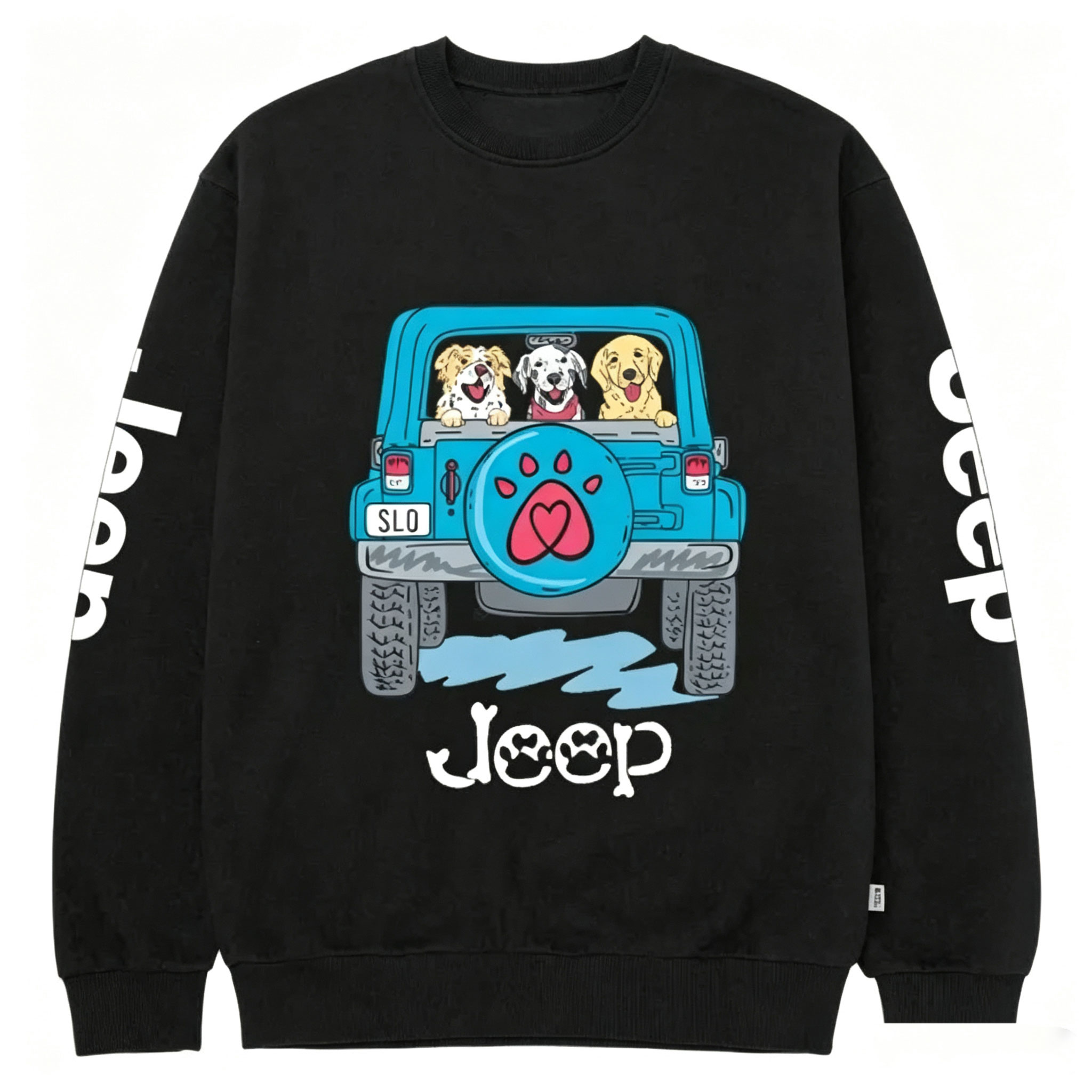 Dogs Pets Travel In Car Jp Unisex Sweatshirt