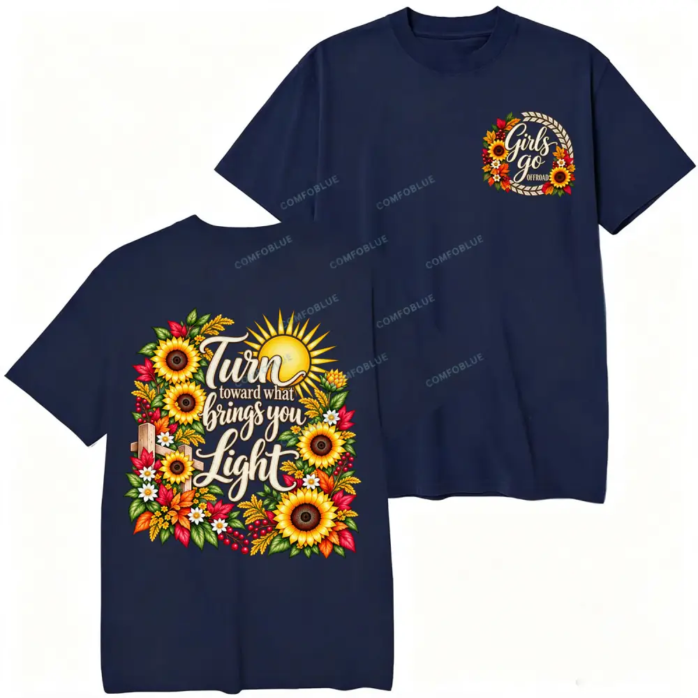 Turn Toward What Brings You Light Cotton T-shirt