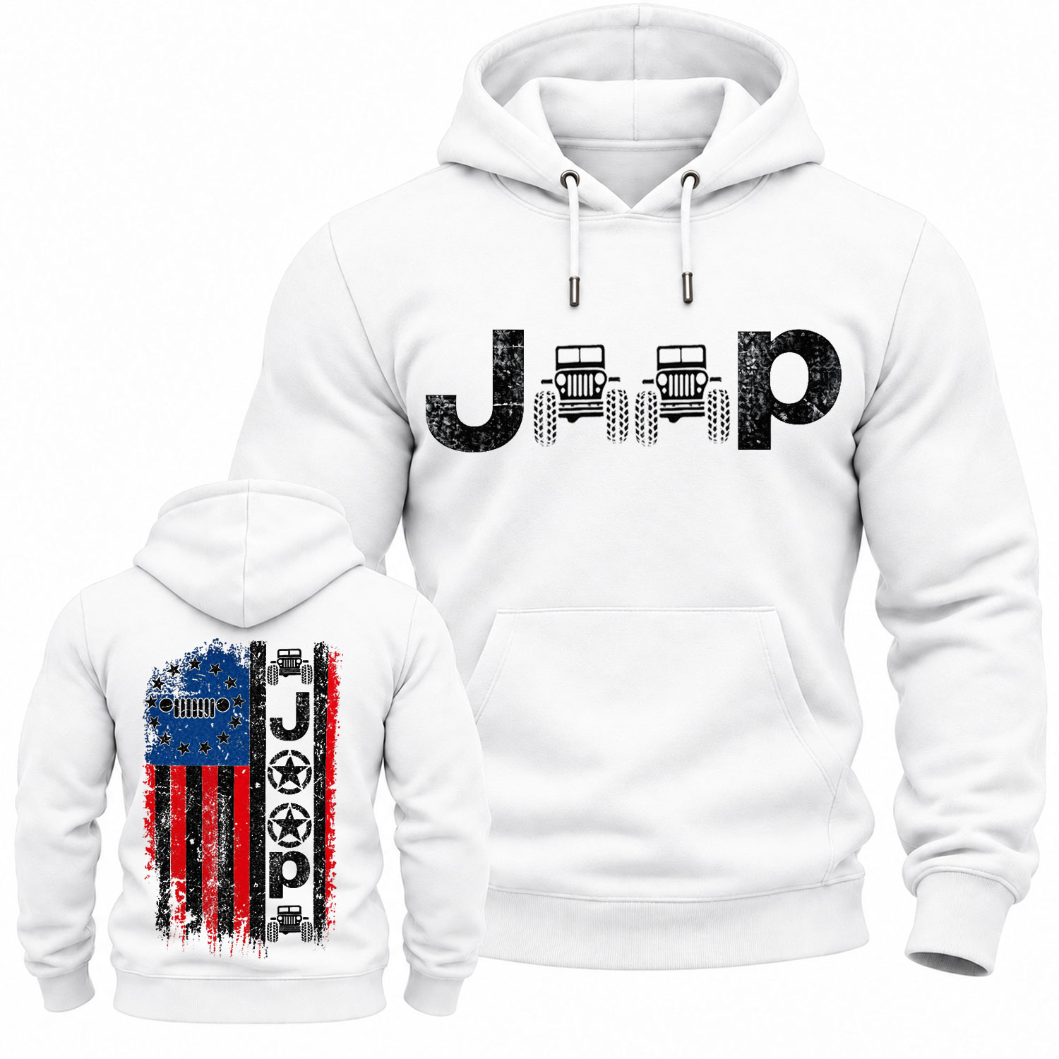 Patriotic Jp Off-Road Cotton Hoodie