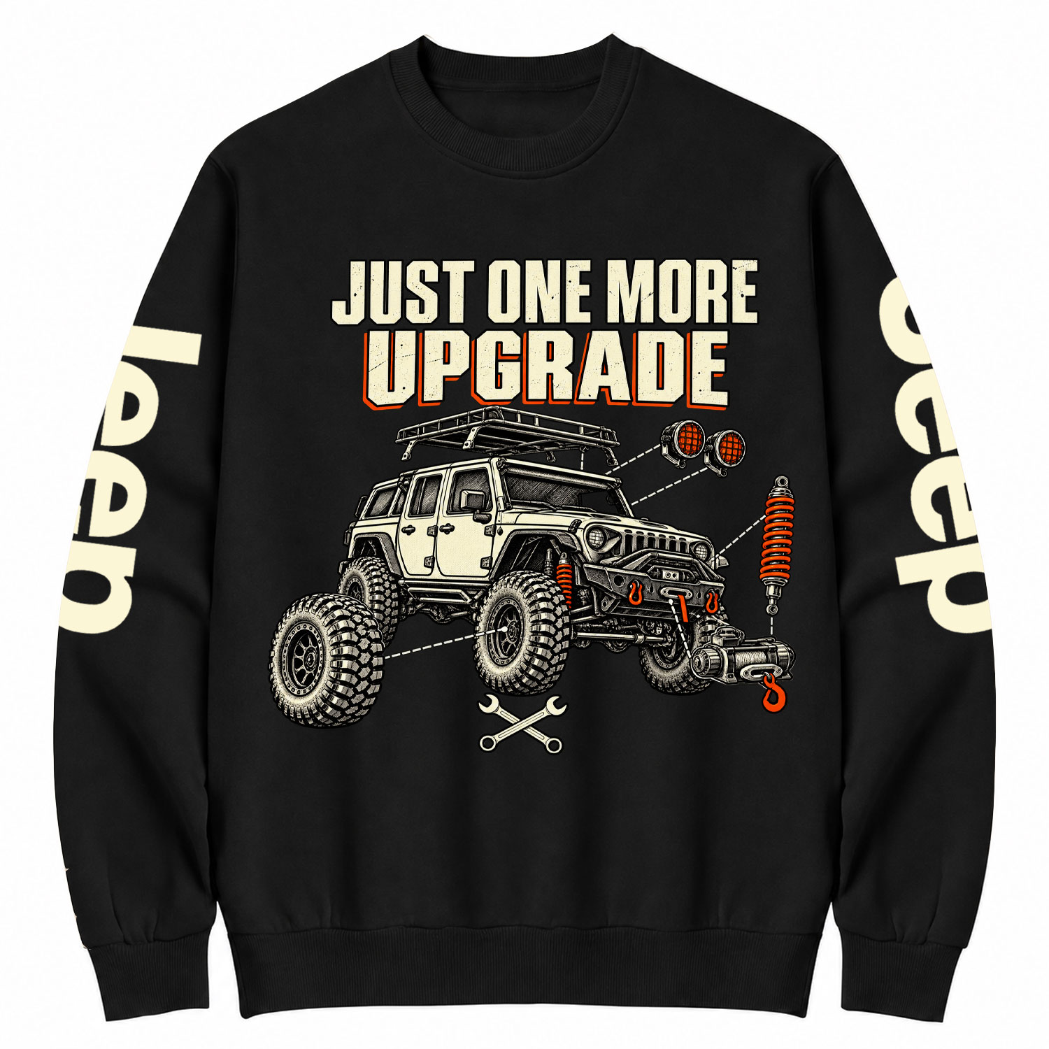 Just One More Upgrade Cotton Sweatshirt