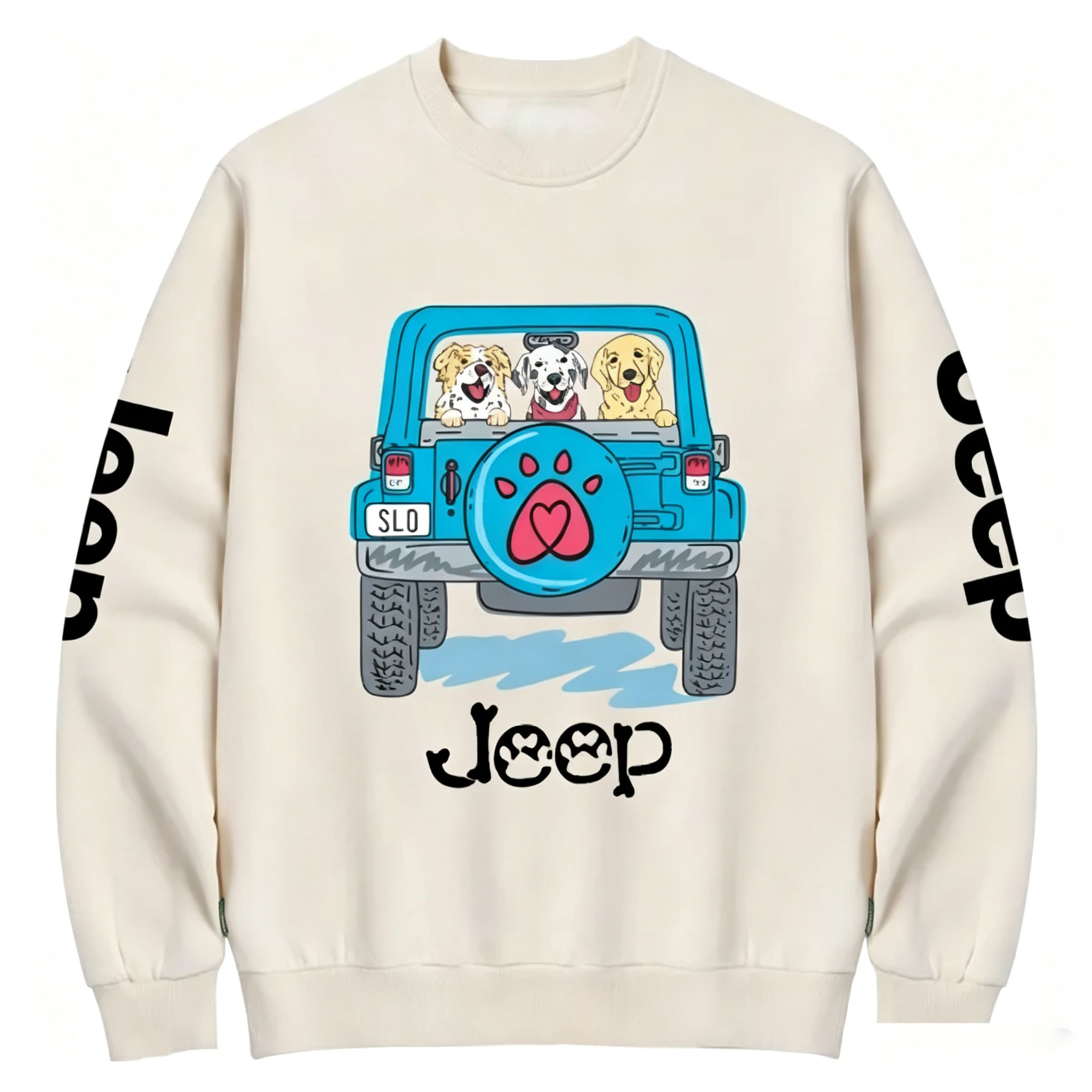 Dogs Pets Travel In Car Jp Unisex Sweatshirt