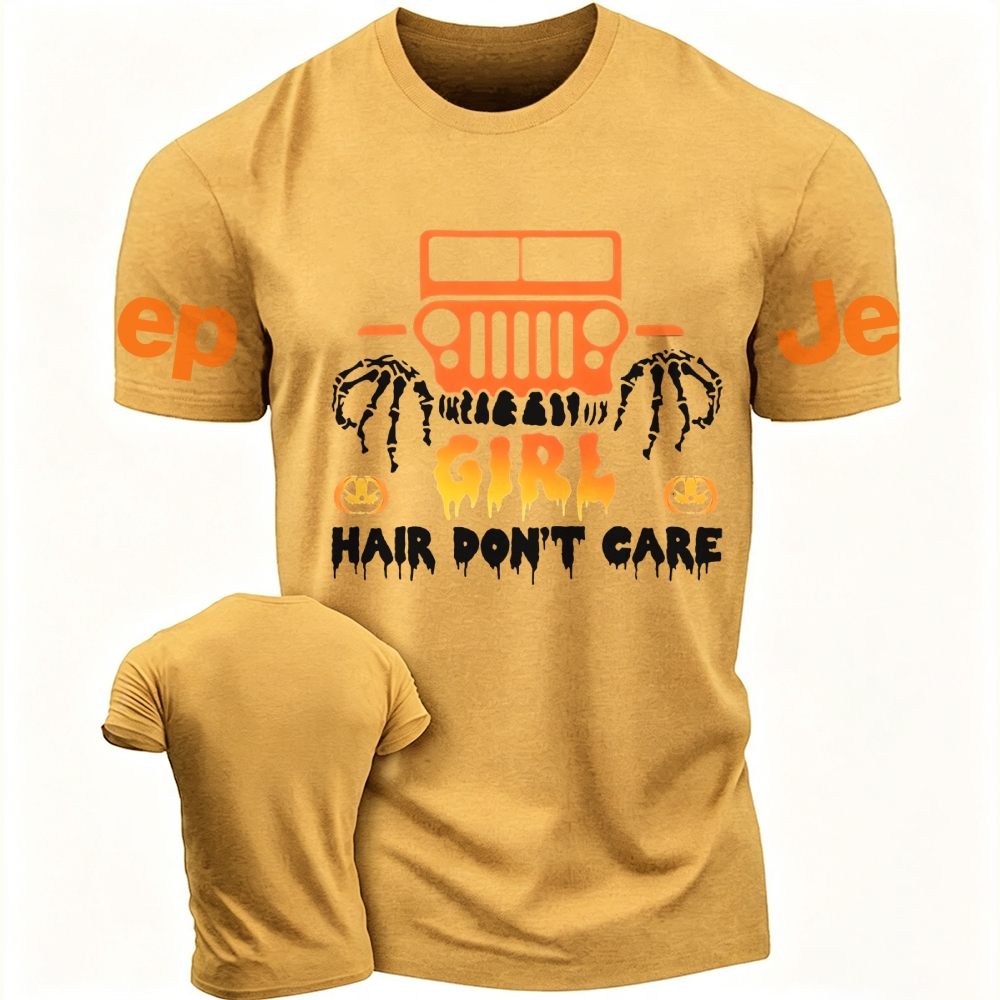 Halloween Girl Hair Don't Jp Unisex T-shirt