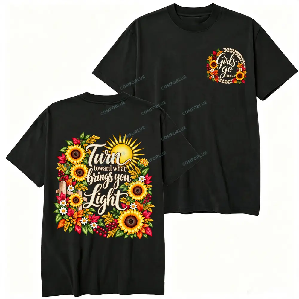 Turn Toward What Brings You Light Cotton T-shirt