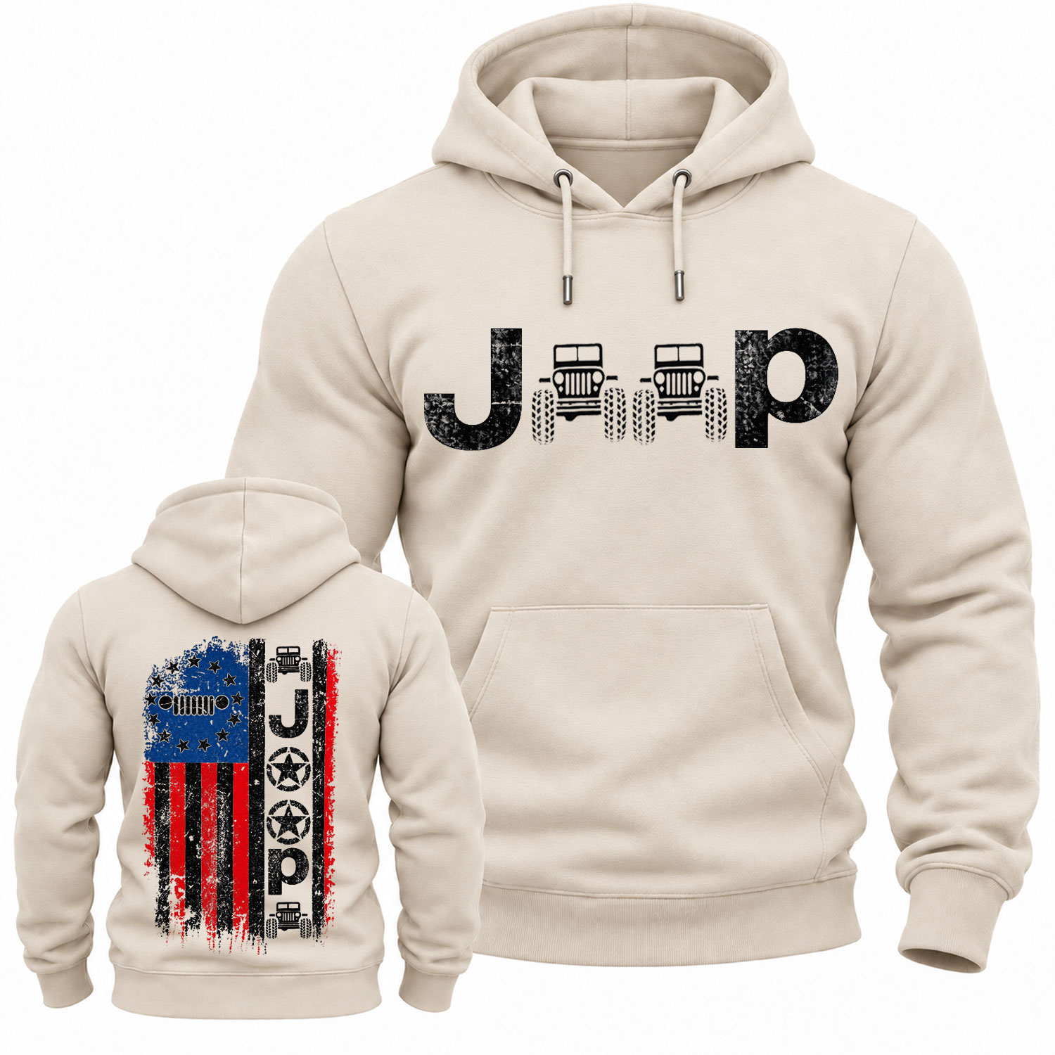 Patriotic Jp Off-Road Cotton Hoodie