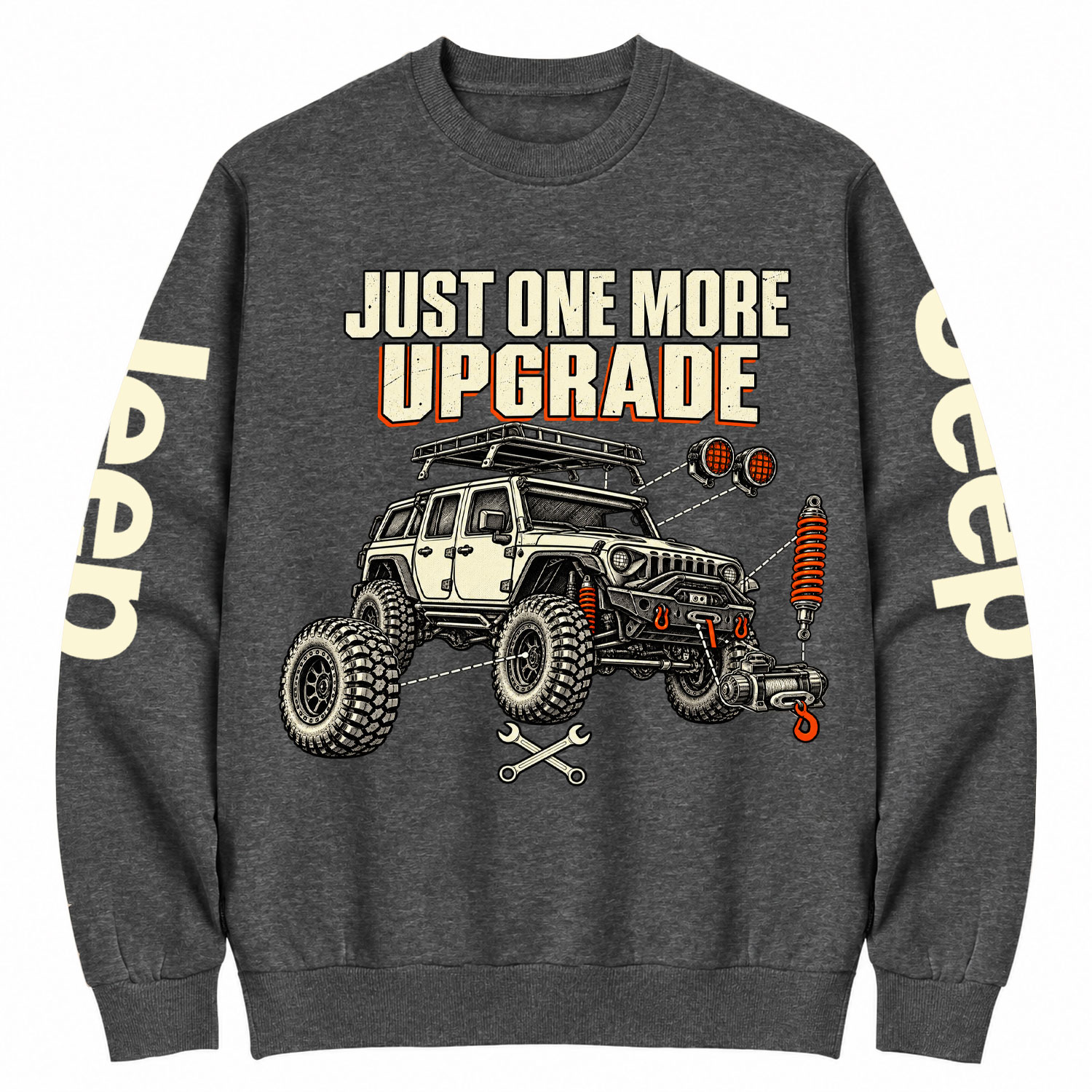 Just One More Upgrade Cotton Sweatshirt