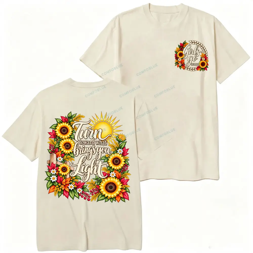 Turn Toward What Brings You Light Cotton T-shirt