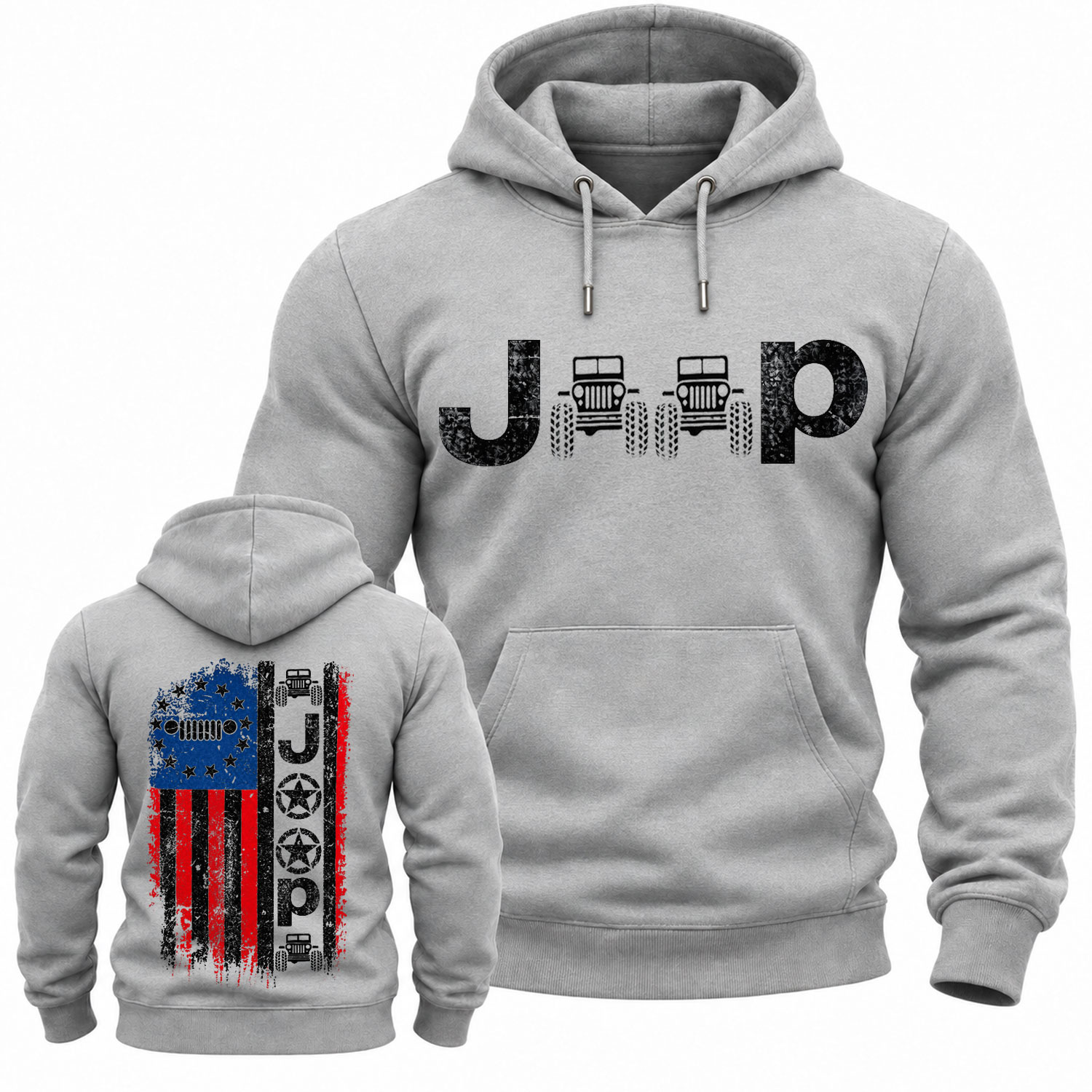 Patriotic Jp Off-Road Cotton Hoodie