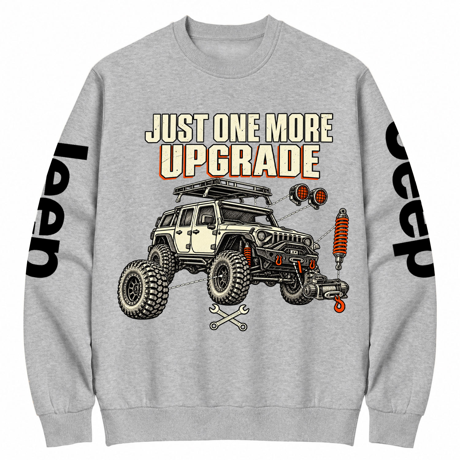 Just One More Upgrade Cotton Sweatshirt