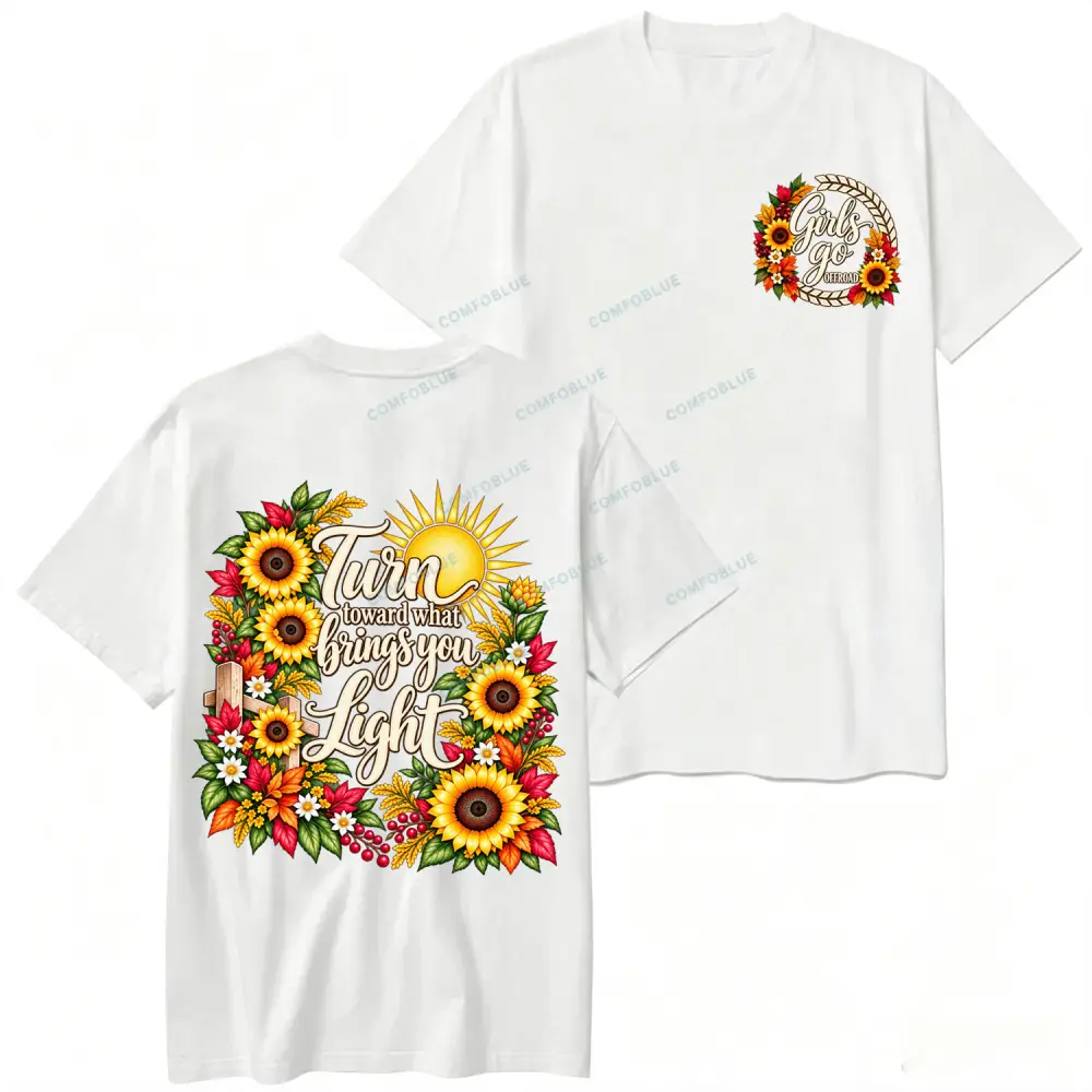 Turn Toward What Brings You Light Cotton T-shirt