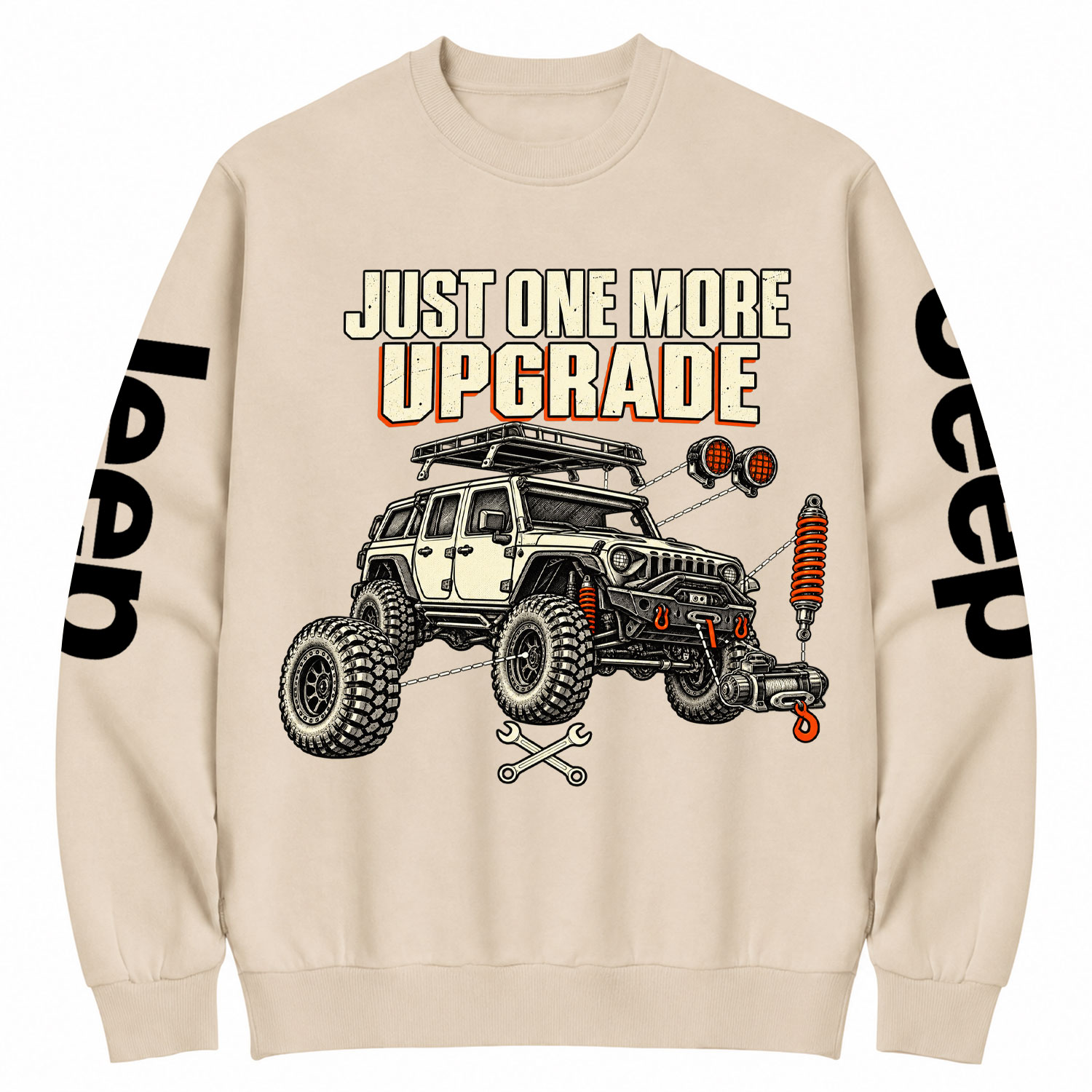 Just One More Upgrade Cotton Sweatshirt