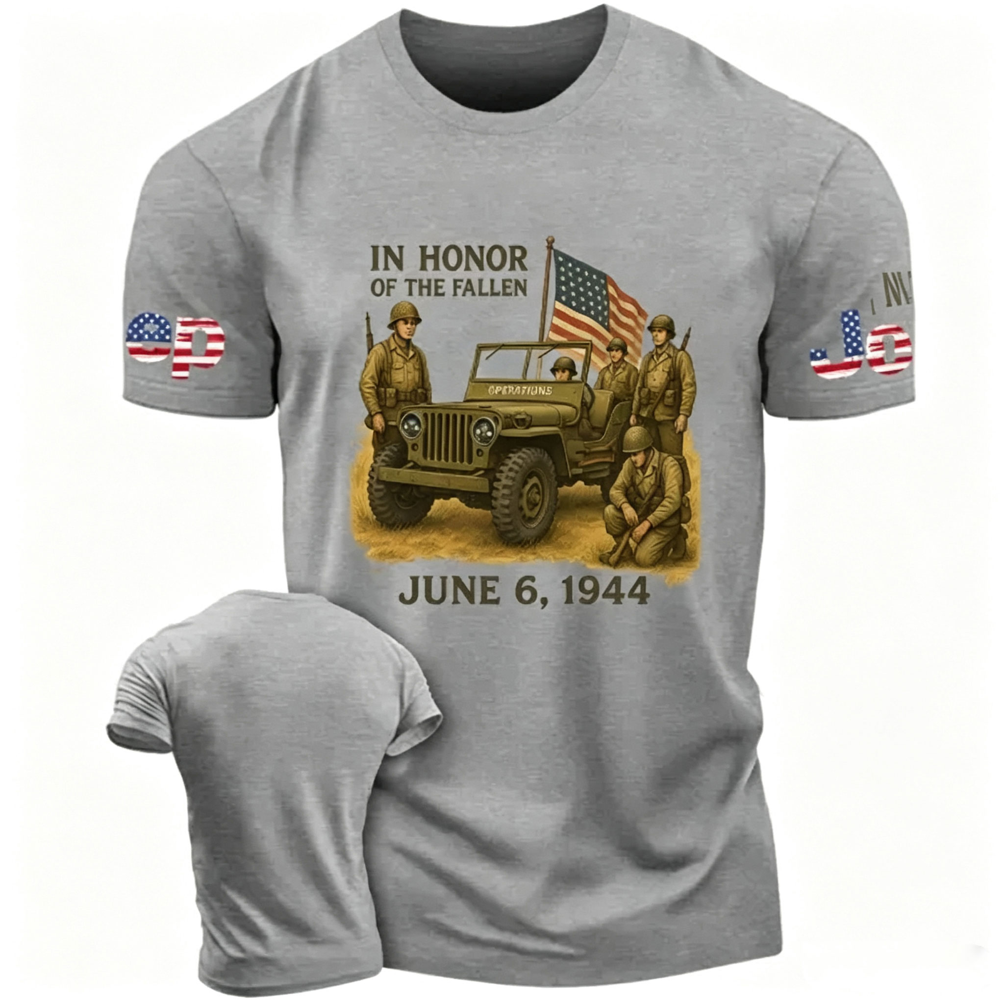 Soldiers In Honor Of The Fallen June 6 1944 Unisex T-shirt 
