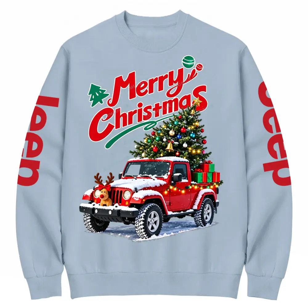 Merry Christmas Elk Gladiator Jp  Cotton Sweatshirt