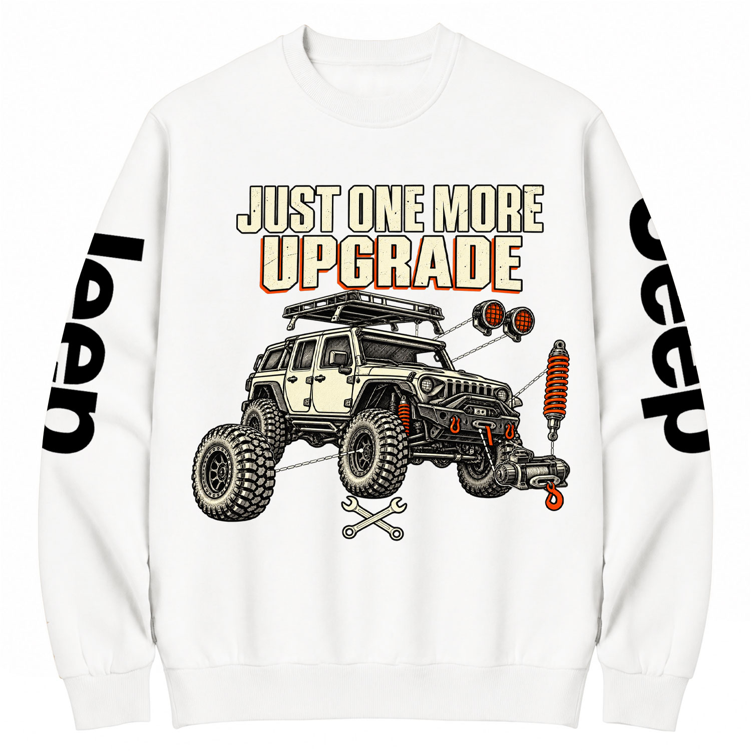 Just One More Upgrade Cotton Sweatshirt