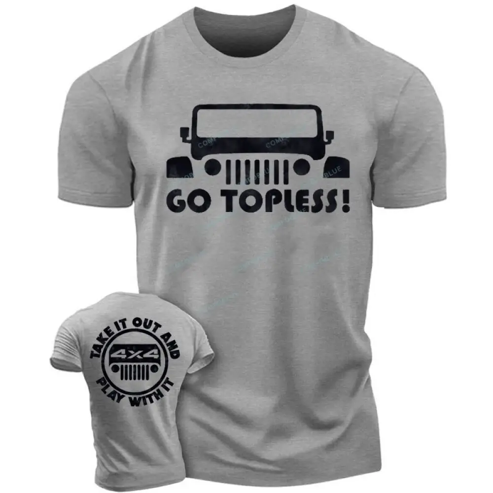 Go Topless, Take it Out and Play with it 4X4 Jp  - Men T-Shirt