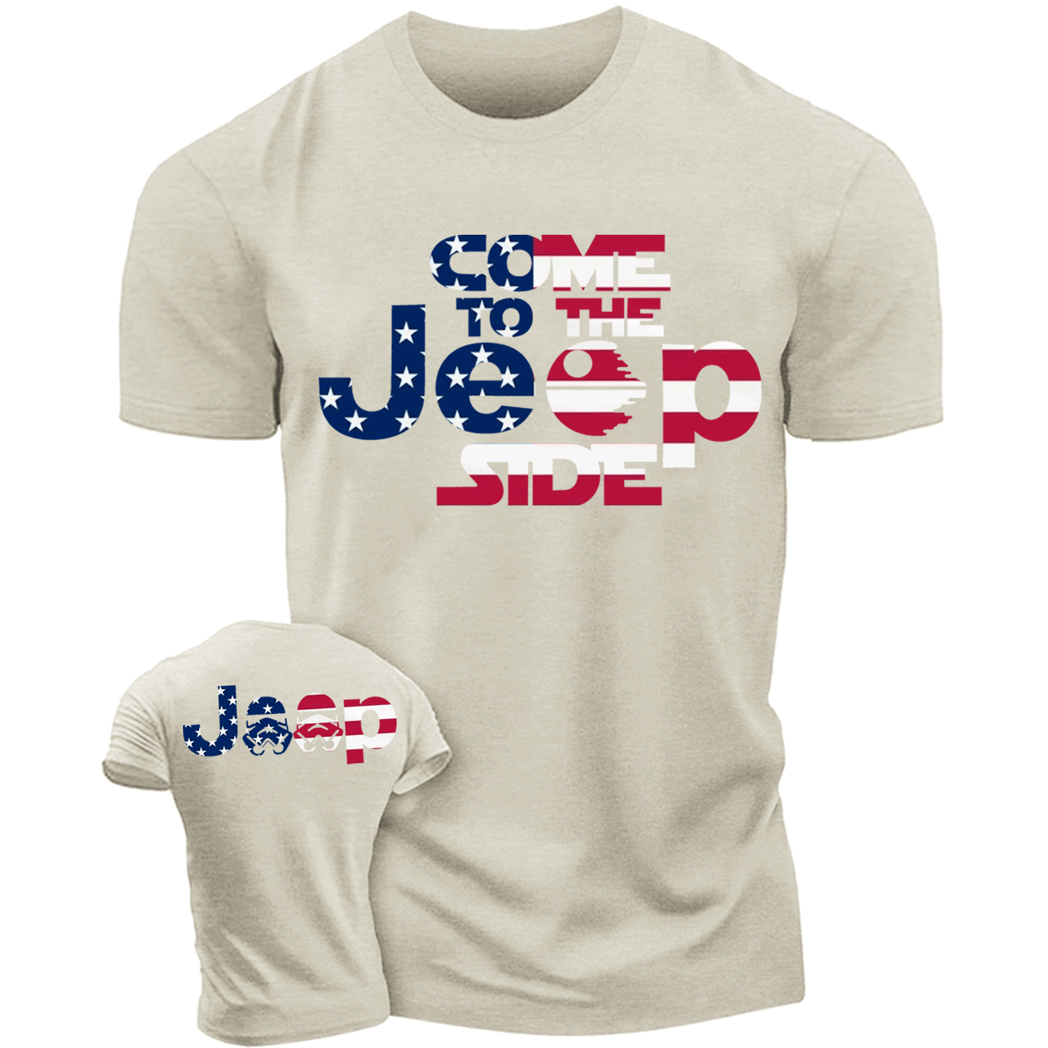 Come to the Jp Side American Flag Unisex T-shirt