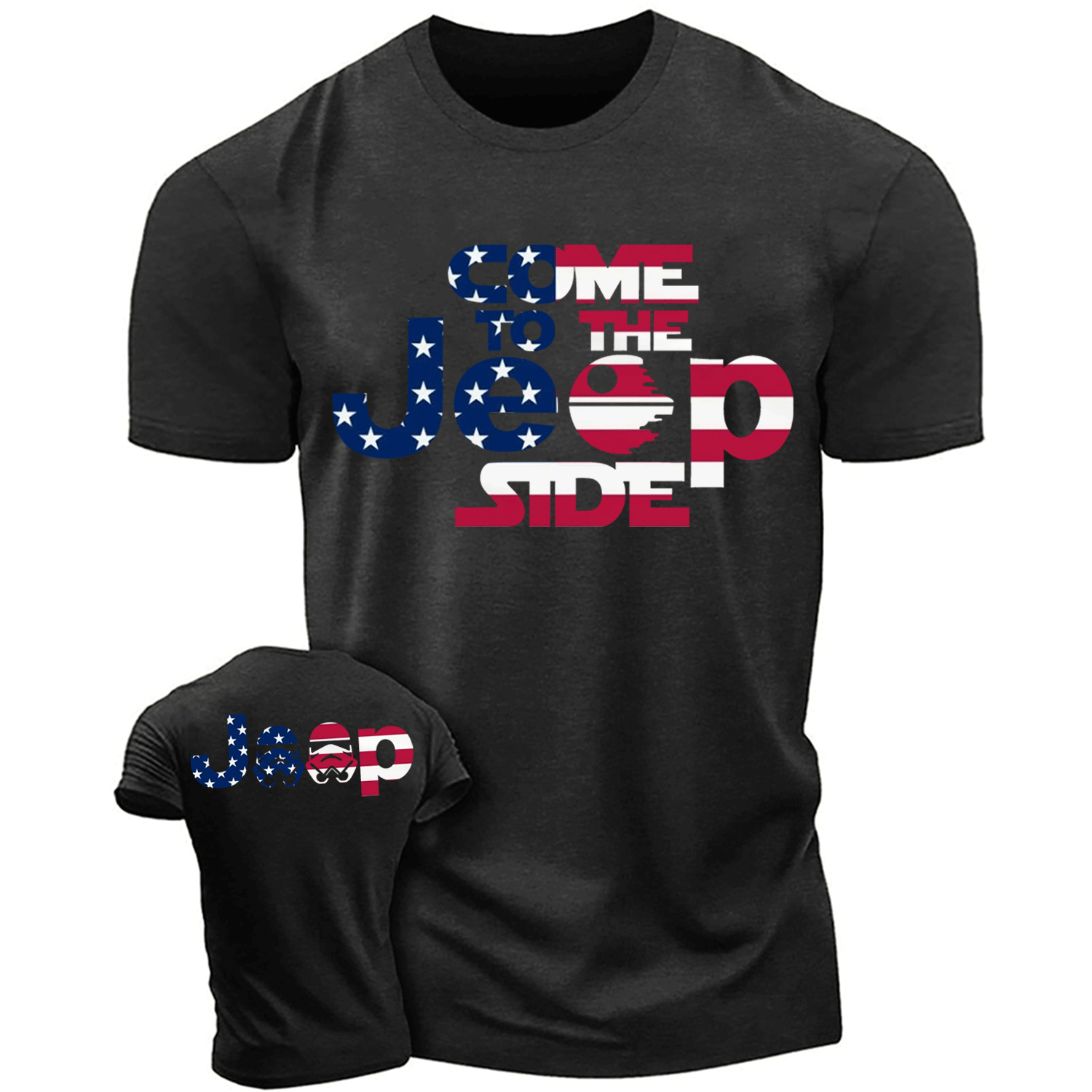 Come to the Jp Side American Flag Unisex T-shirt