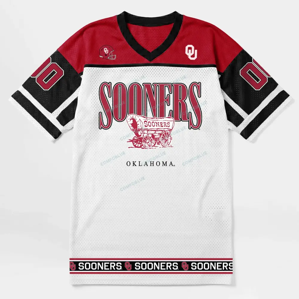 Oklahoma Sooners V-Neck Fashion Jersey Dress