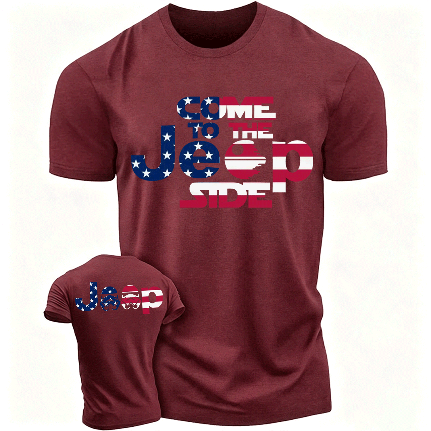 Come to the Jp Side American Flag Unisex T-shirt