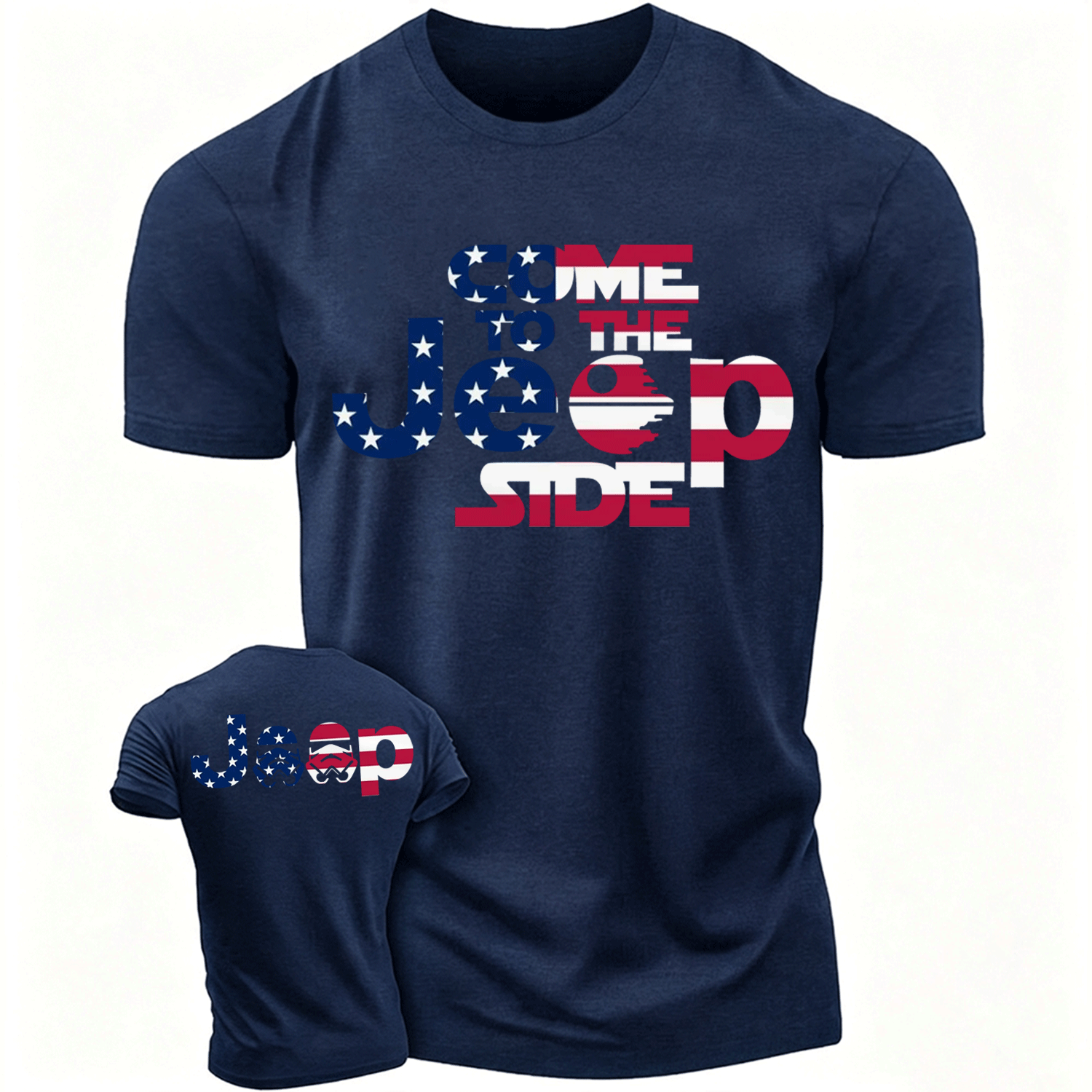 Come to the Jp Side American Flag Unisex T-shirt