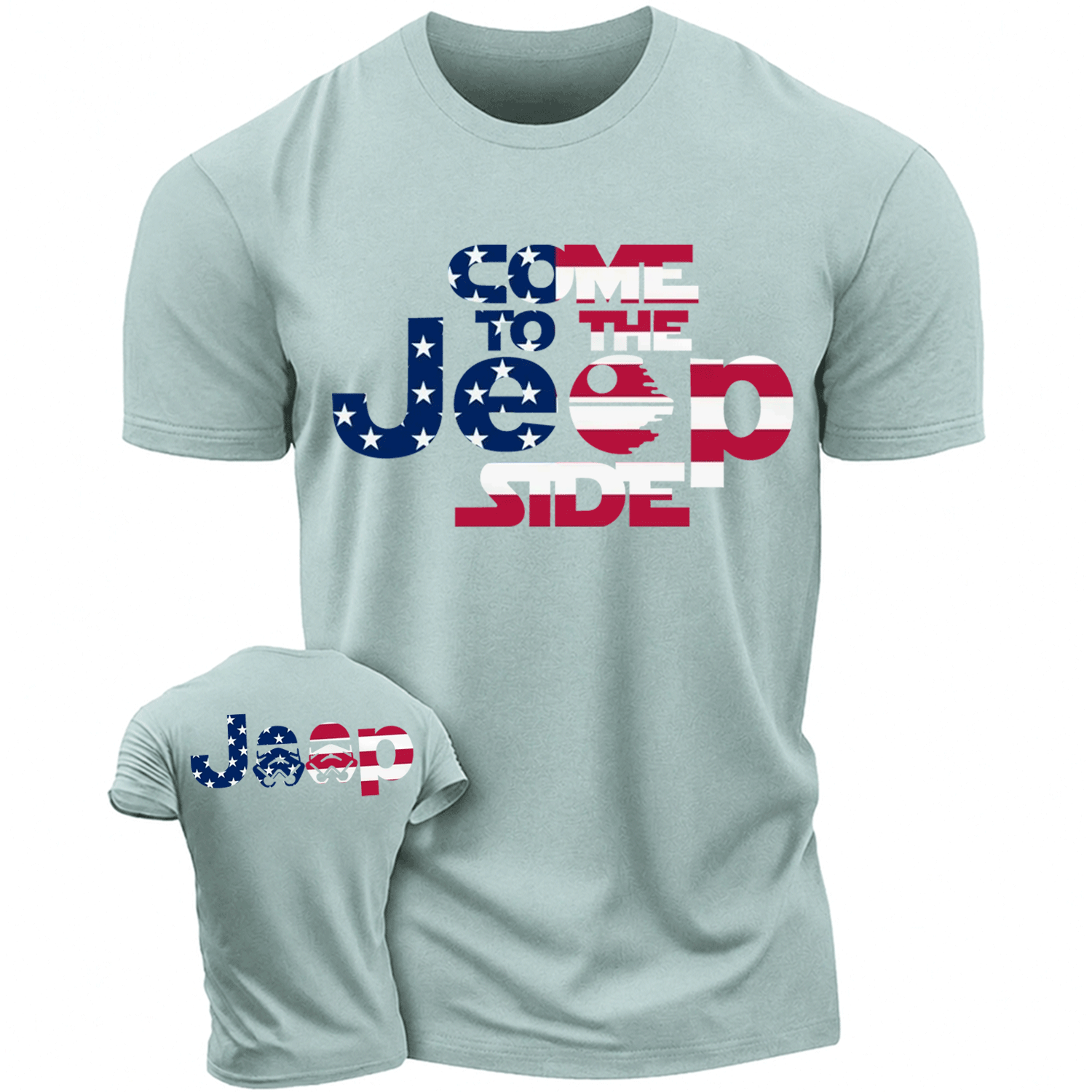 Come to the Jp Side American Flag Unisex T-shirt
