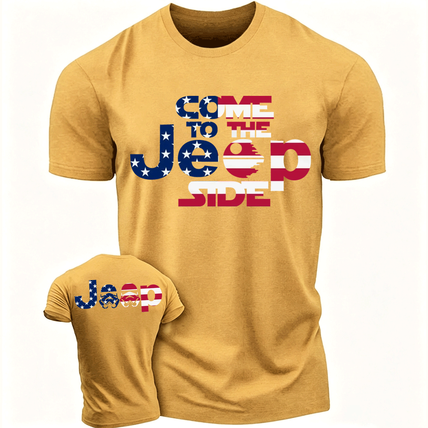 Come to the Jp Side American Flag Unisex T-shirt