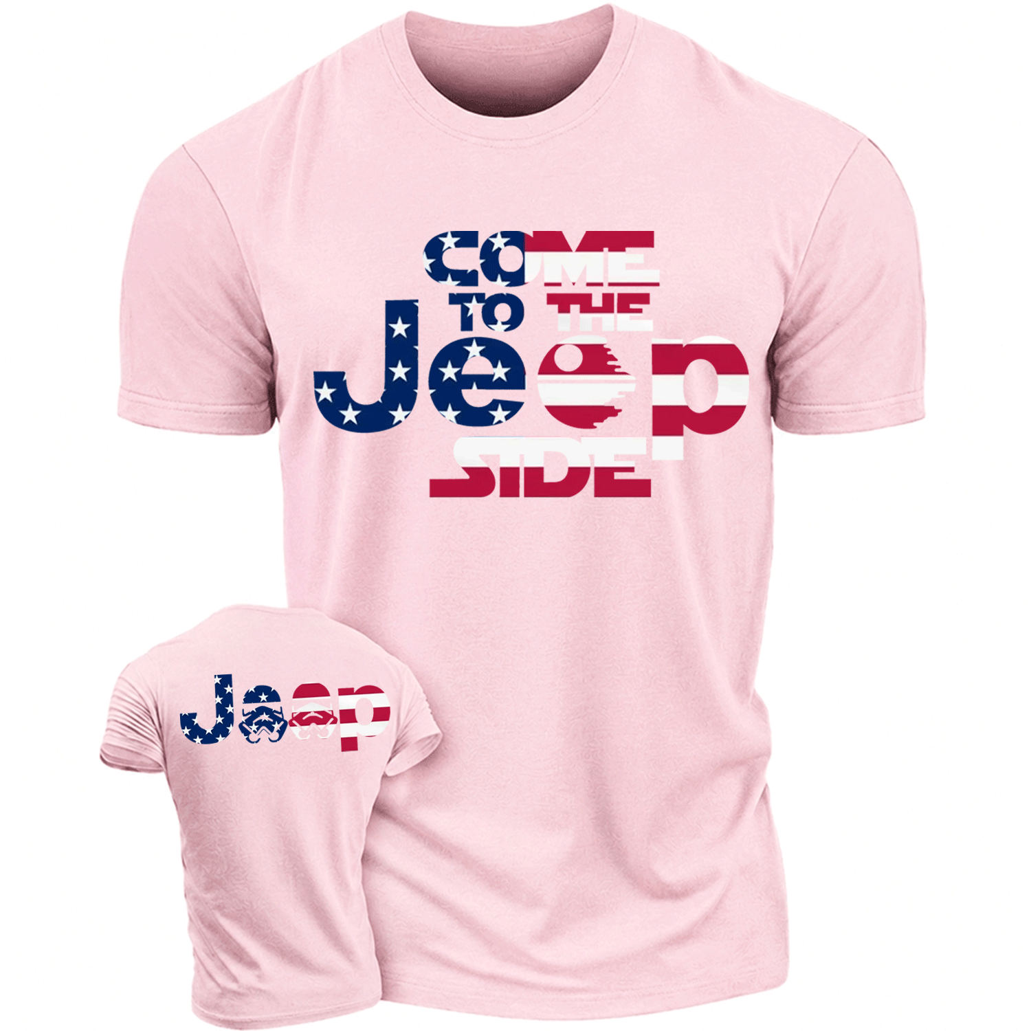 Come to the Jp Side American Flag Unisex T-shirt