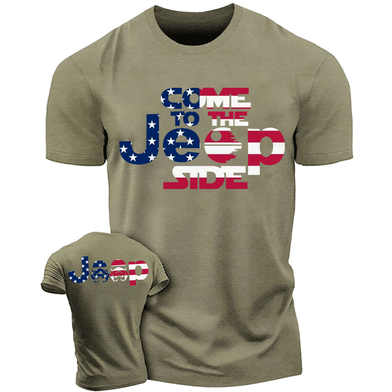 Come to the Jp Side American Flag Unisex T-shirt