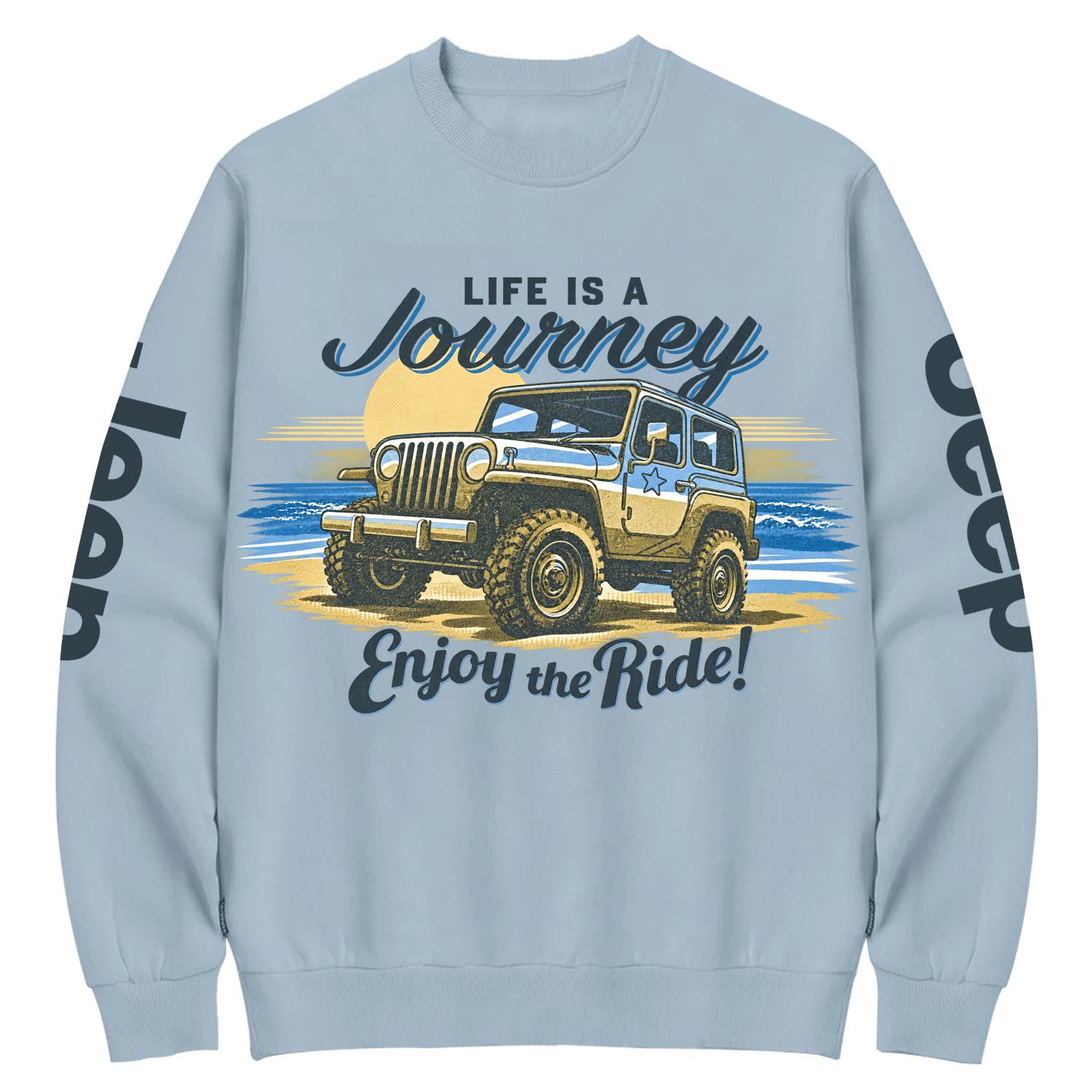 Enjoy the Ride Vintage Off-Road Cotton Sweatshirt