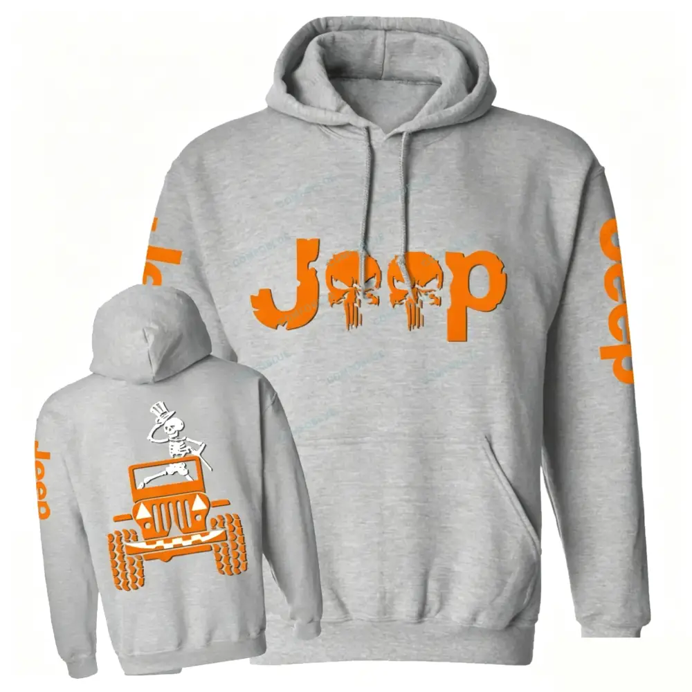 Pumpkin Halloween Skull Jp Casual Hoodie