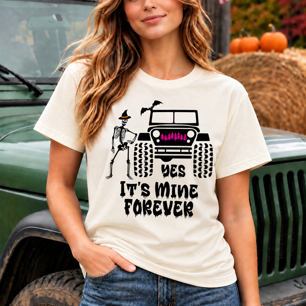 Halloween Hot Pink Forest Women offroad Unisex T-Shirt