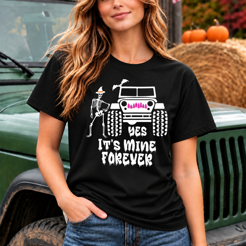 Halloween Hot Pink Forest Women offroad Unisex T-Shirt