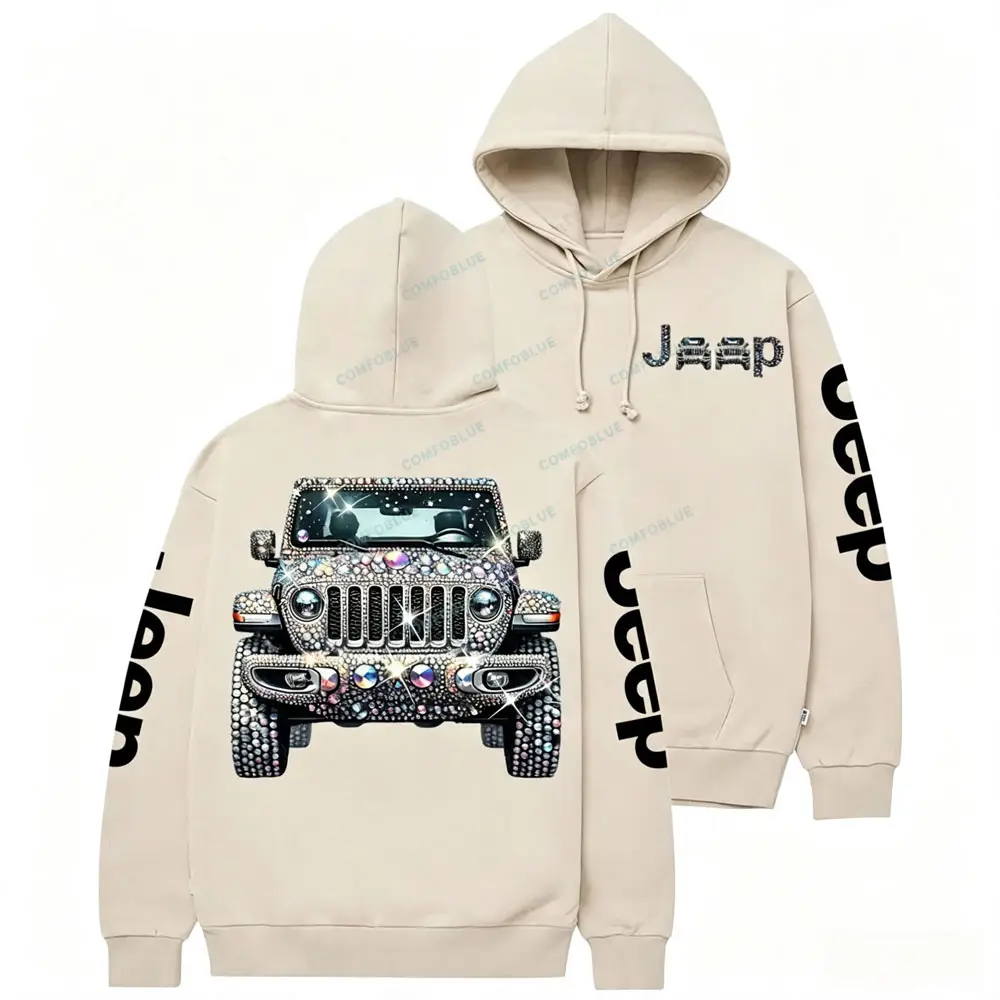 Bling Sparkle Rhinestone Jp Unisex Hoodie
