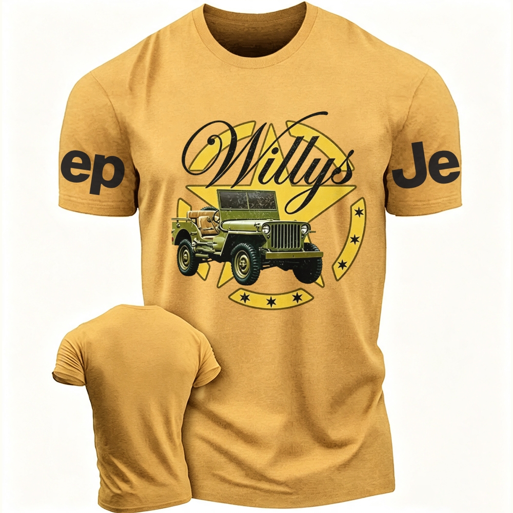Military Star Willys Vintage Style JP Unisex T-shirt