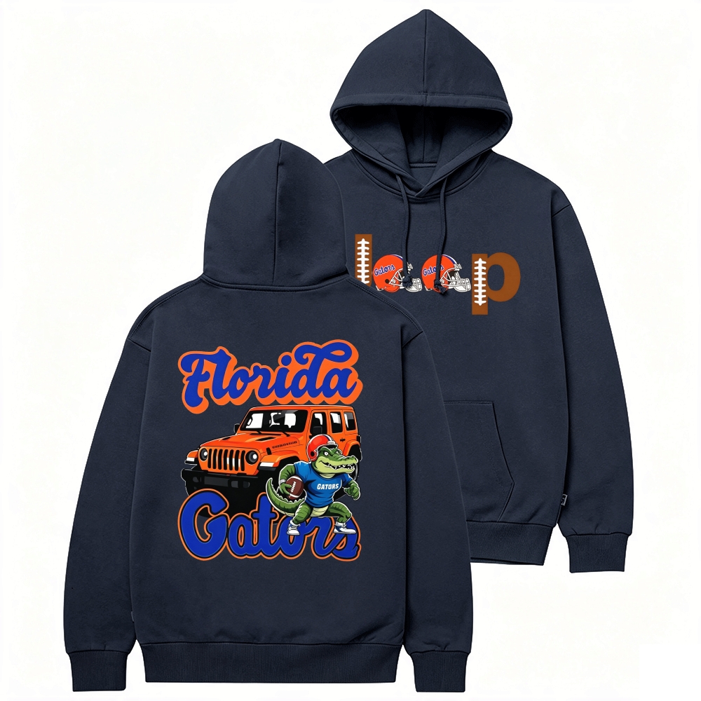 Florida Jp Gats Orange Helemet Hoodie