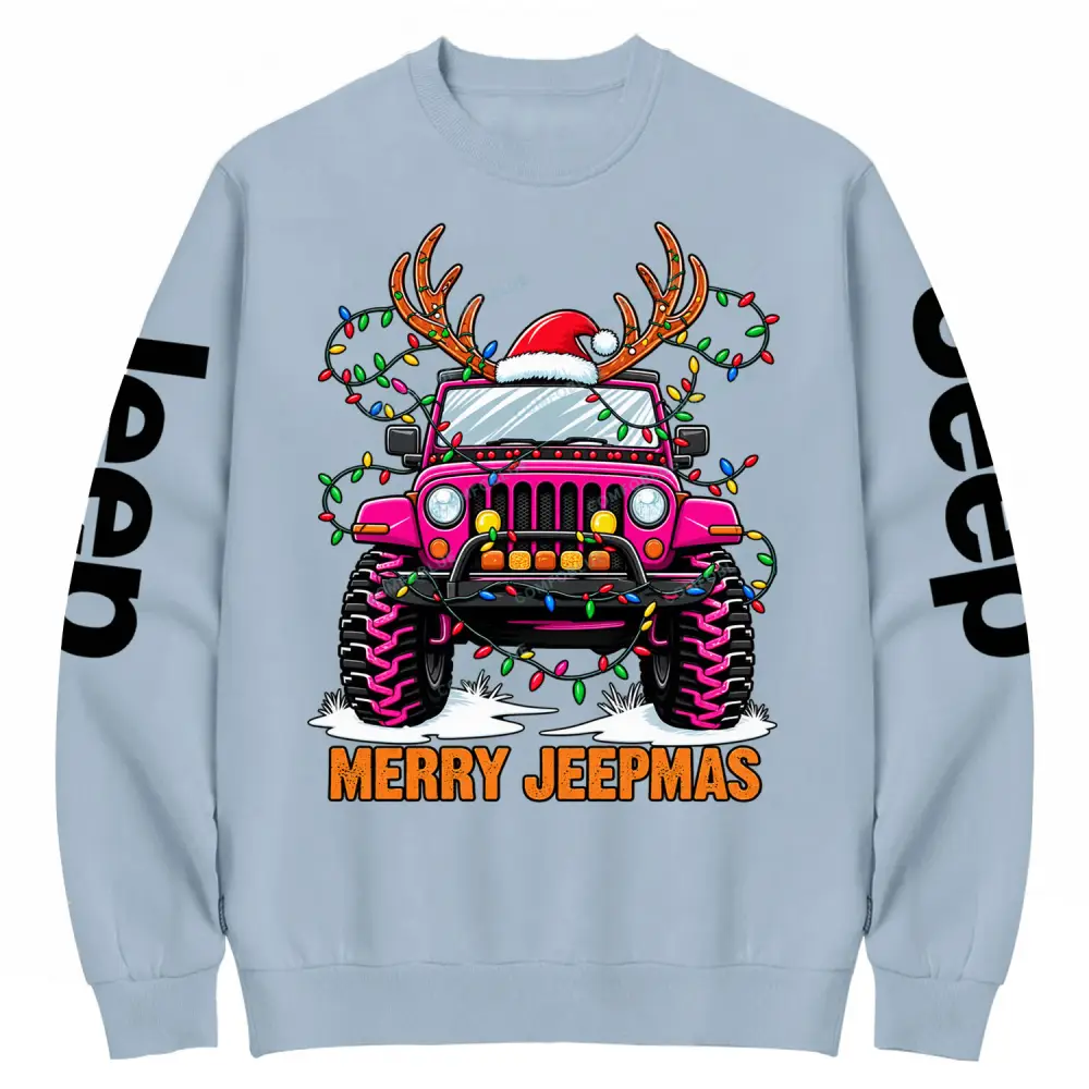 Merry Jeepmas Cotton Sweatshirt