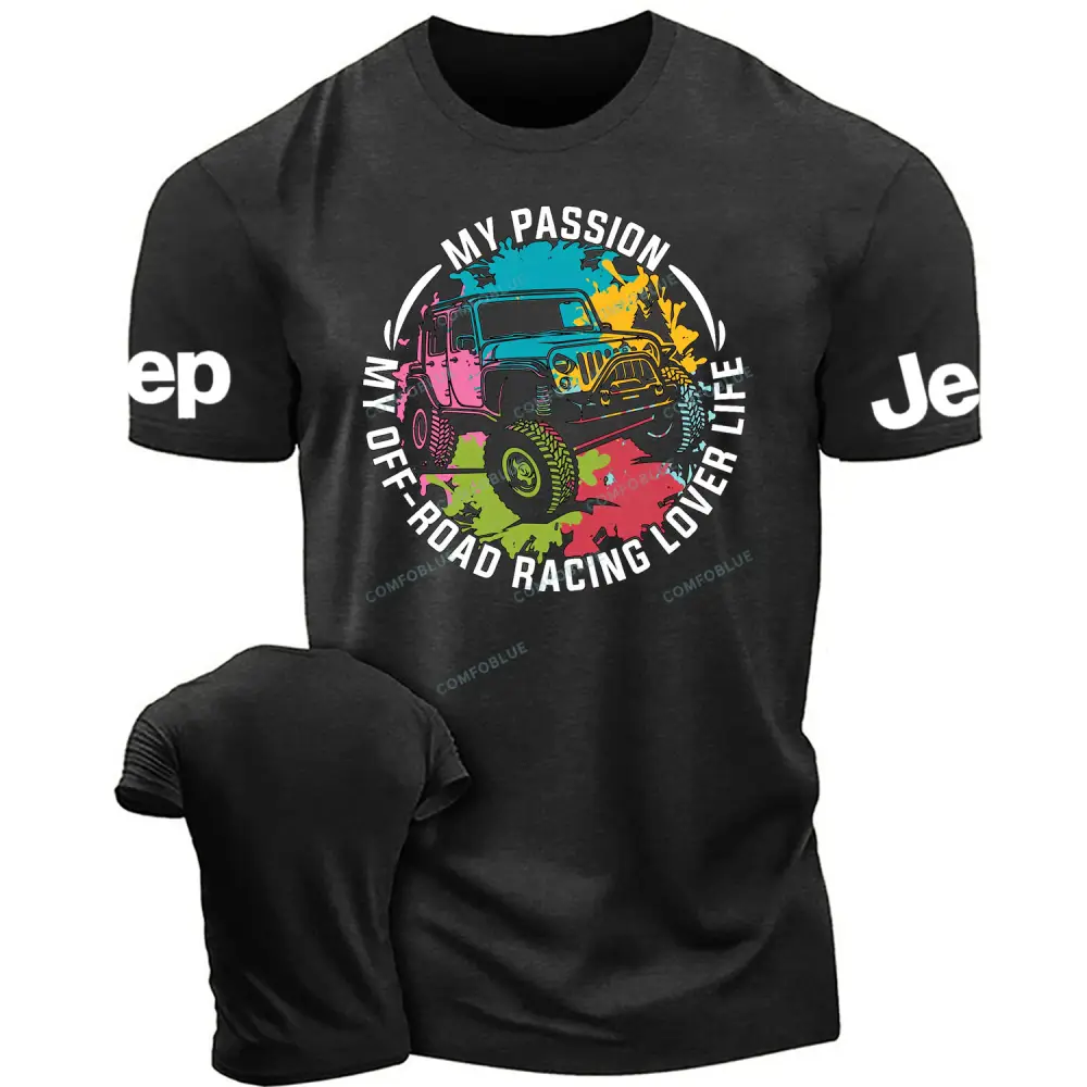 My Passion My Off Road Race Cotton T-shirt