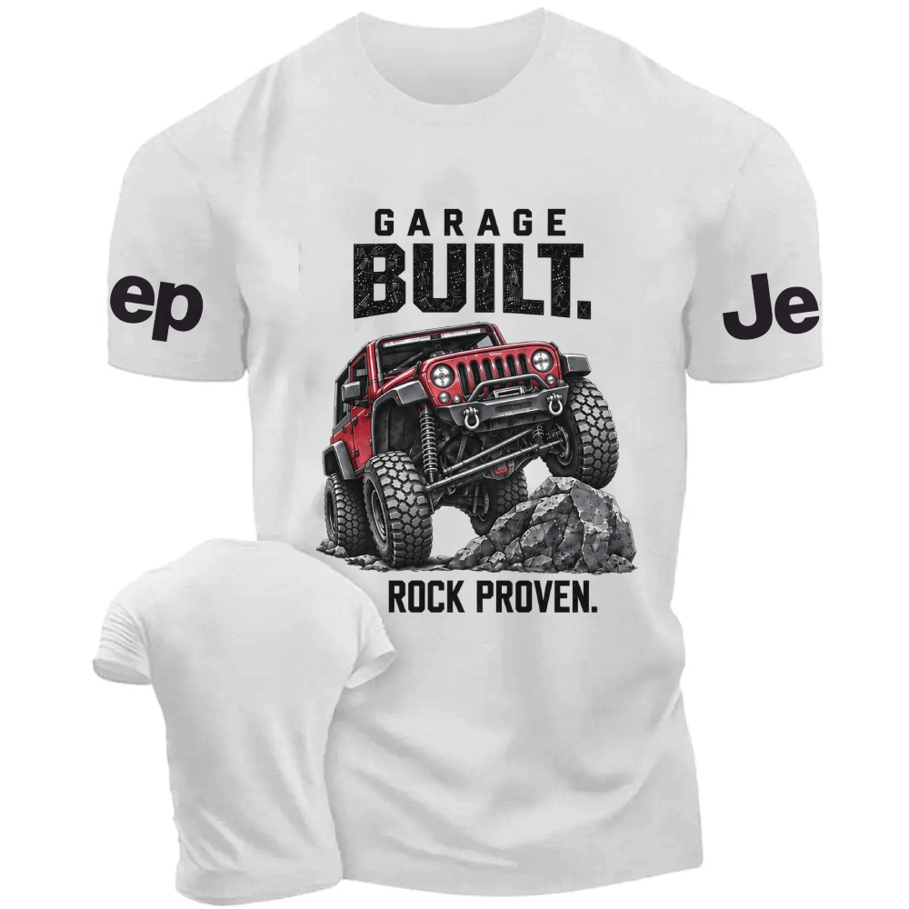 Garage Built Rock Proven Cotton T-Shirt