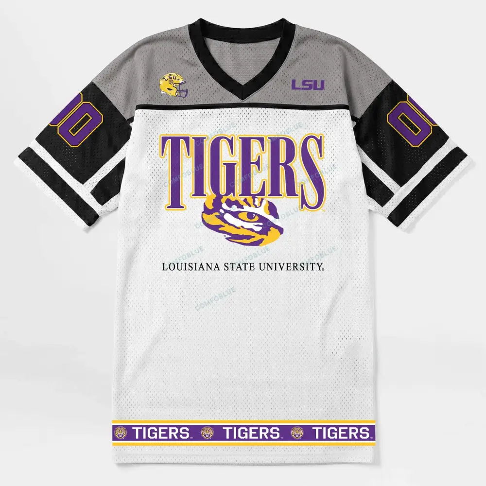 Lsu Tigers V-Neck Fashion Jersey Dress