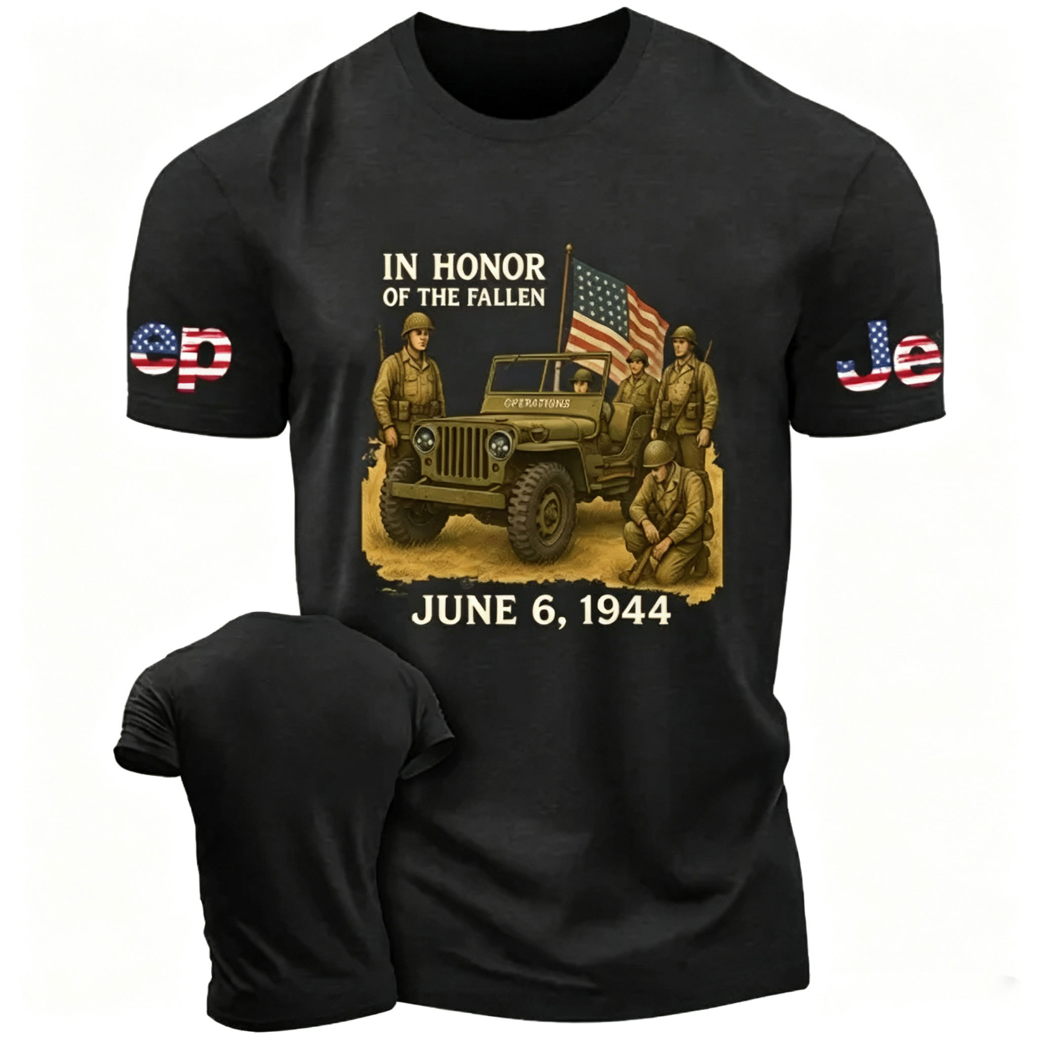 Soldiers In Honor Of The Fallen June 6 1944 Unisex T-shirt 