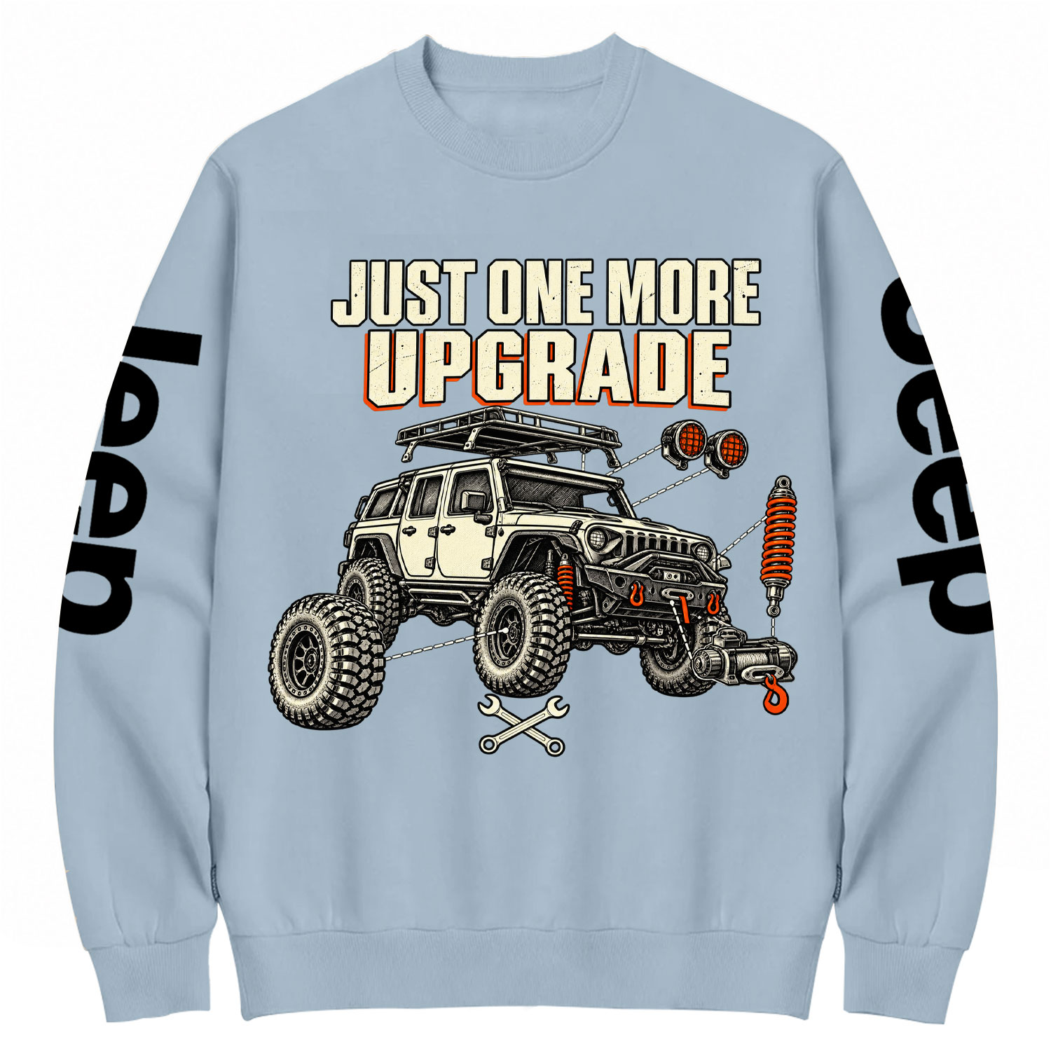 Just One More Upgrade Cotton Sweatshirt