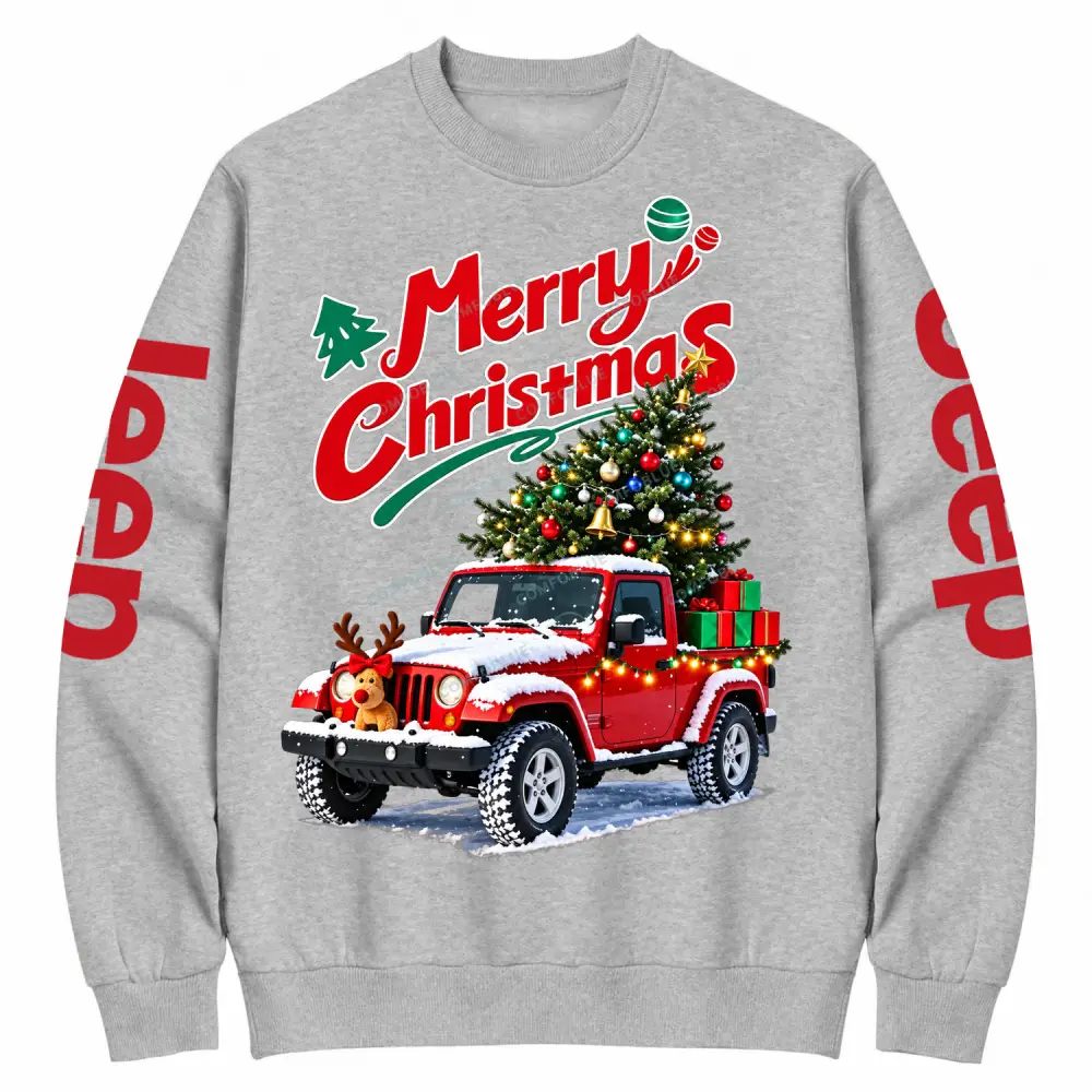 Merry Christmas Elk Gladiator Jp  Cotton Sweatshirt