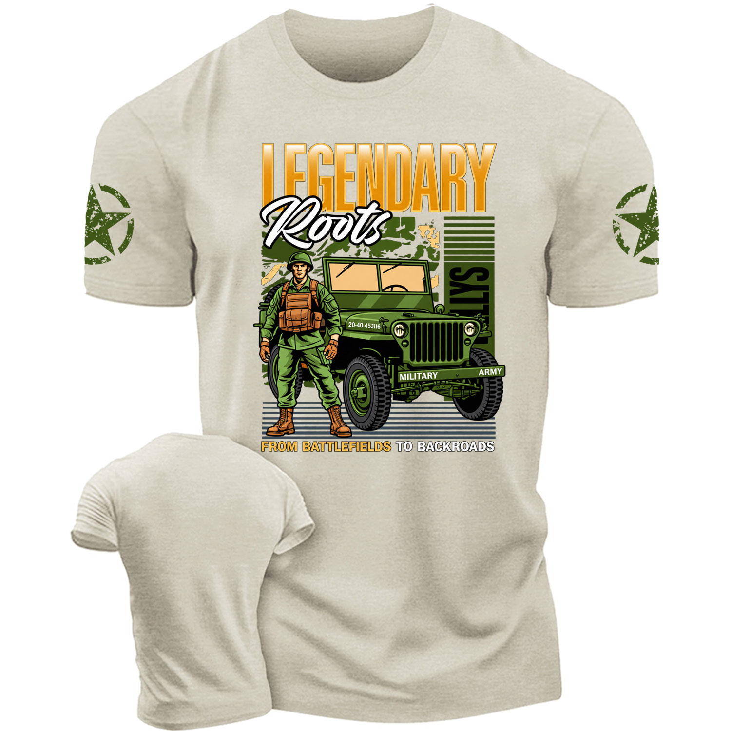 Legendary Roots From Battlefields To Backroads Cotton T-shirt
