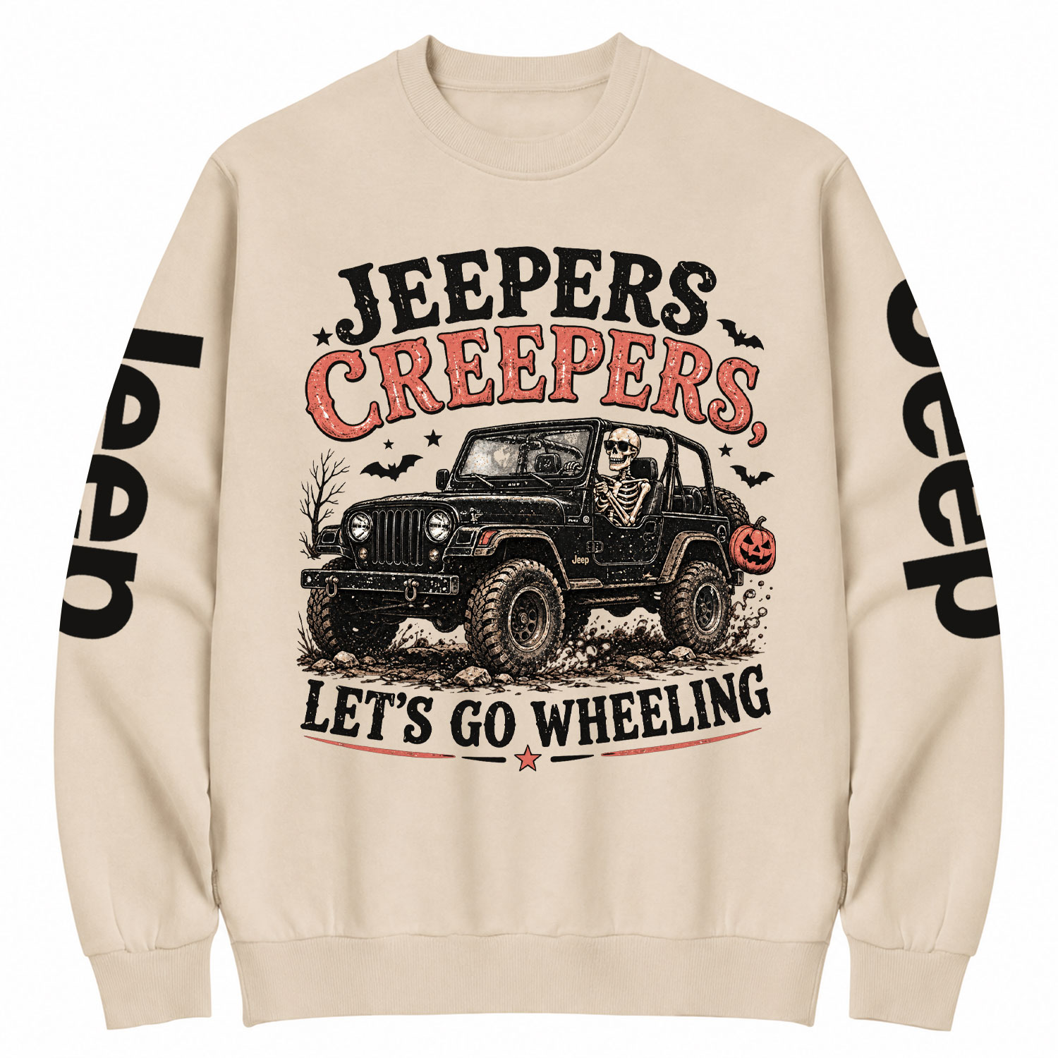 Jpers Creepers Let's Go Wheeling Cotton Sweatshirt
