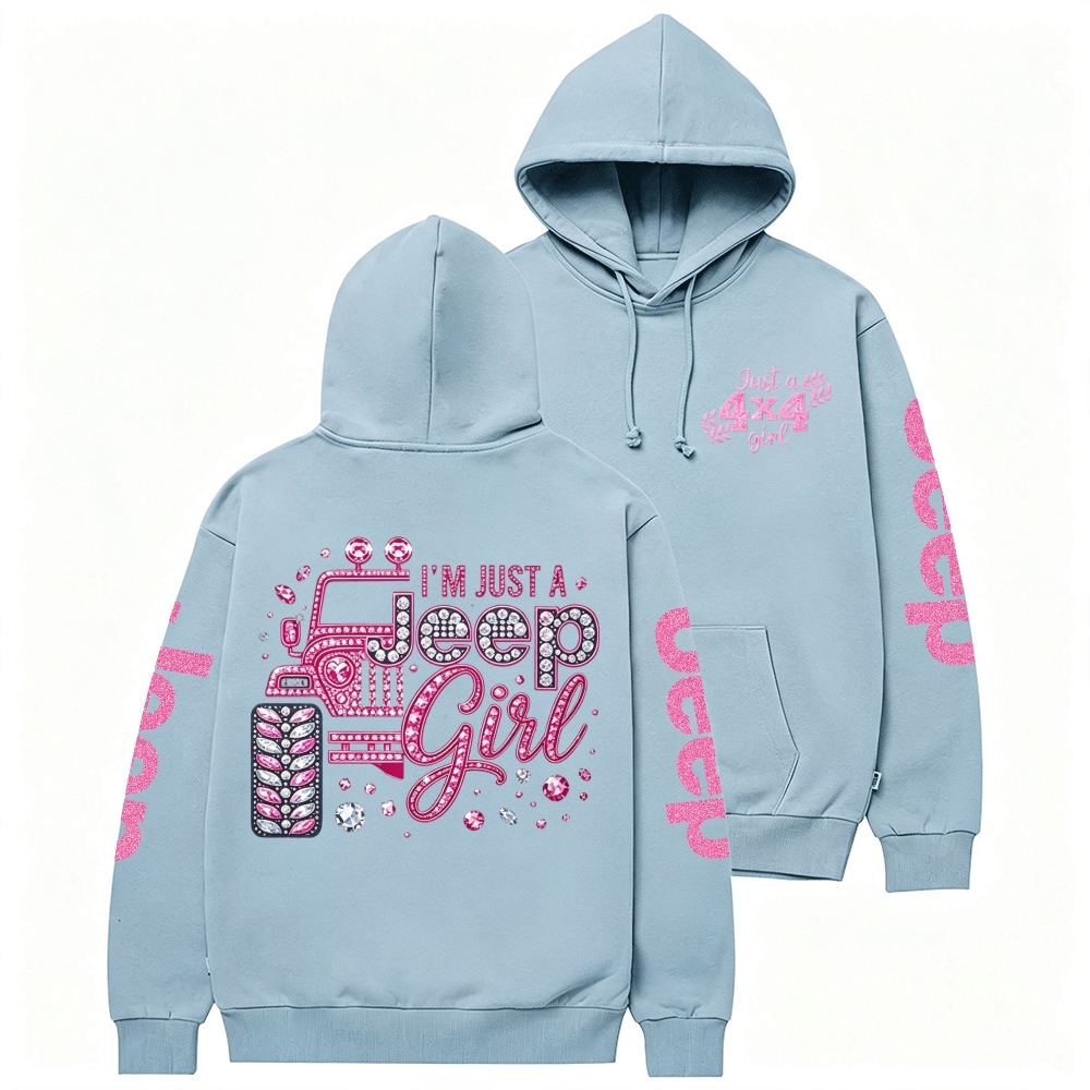 Rhinestone Pink Bling Jp Unisex Hoodie